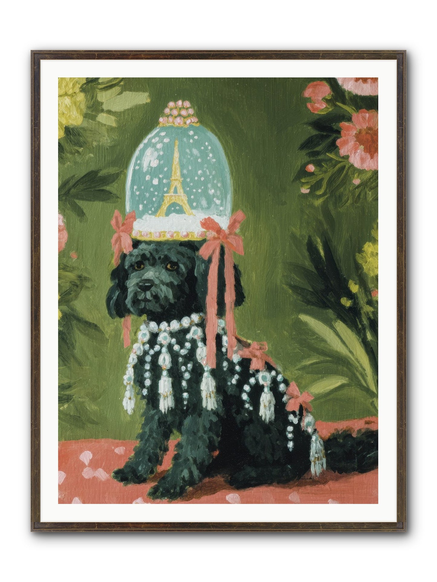 Cherished Splendor Framed Print - Slimwoods Black/Gold 36x48