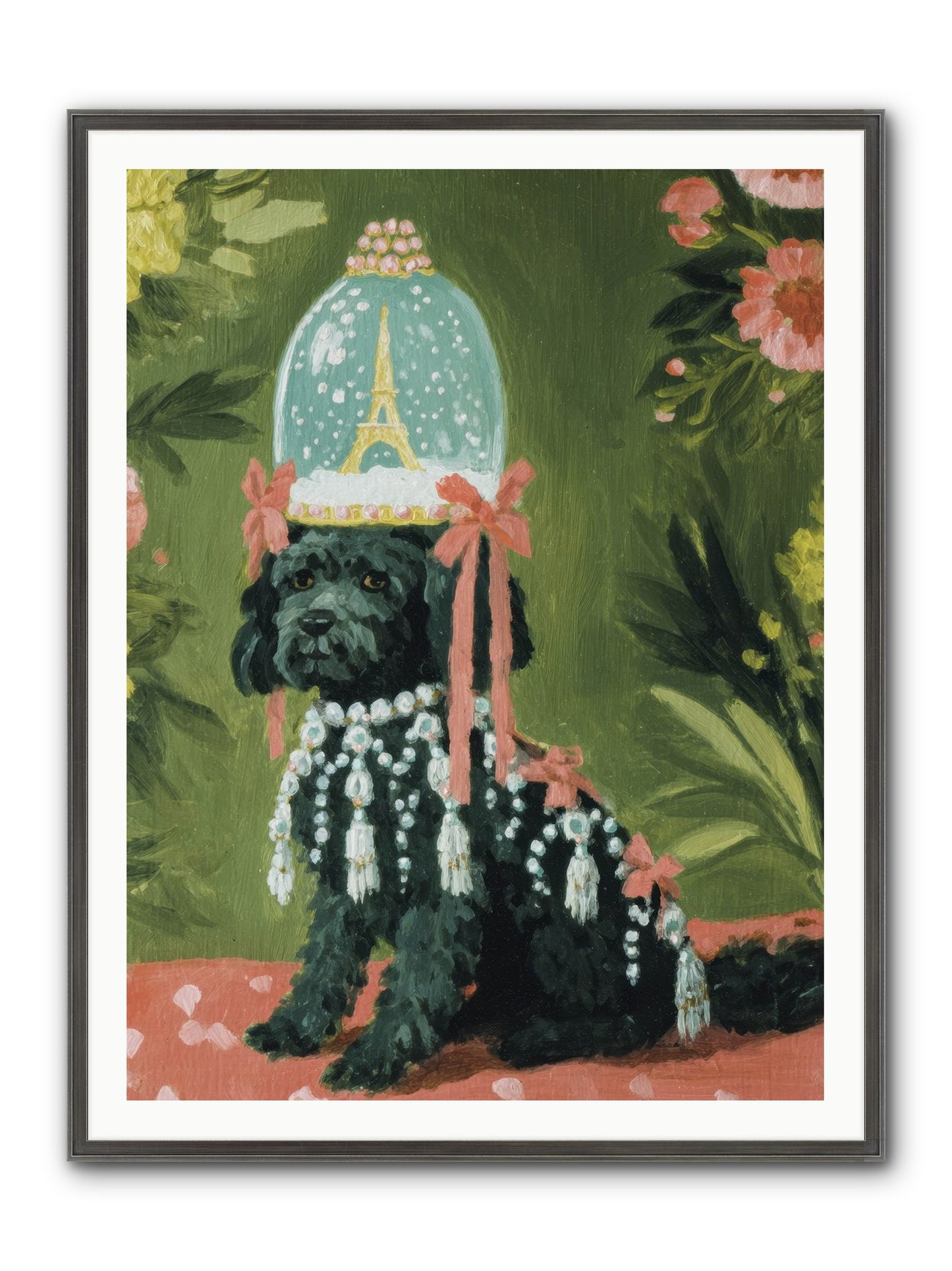 Cherished Splendor Framed Print - Slimwoods Black/Silver 36x48