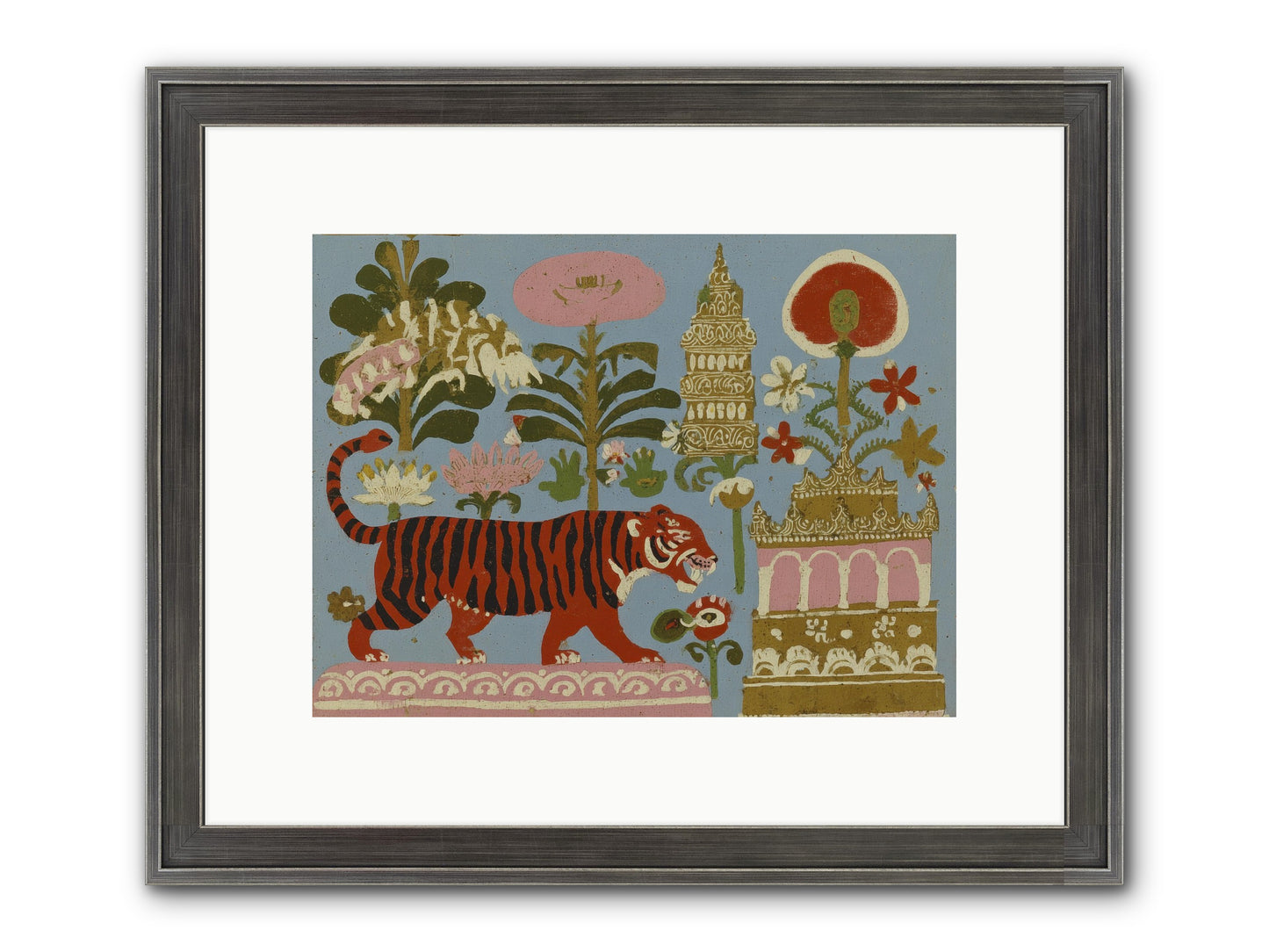 Cherry House Confidential Framed Print - Slimwoods Black/Silver 12x9