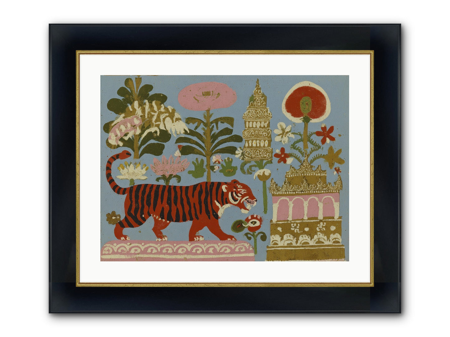 Cherry House Confidential Framed Print - Wide Black w/Gold 24x18