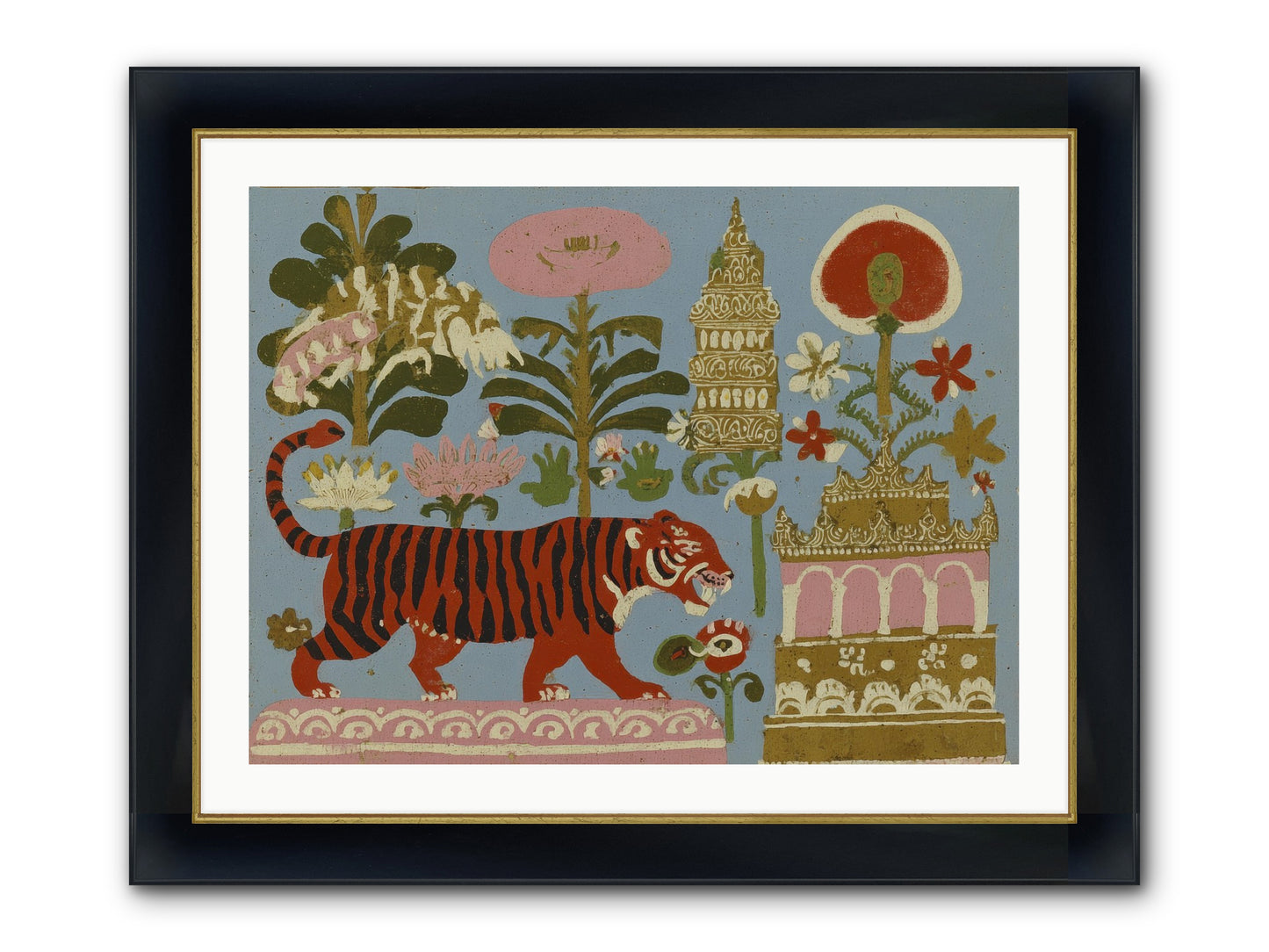 Cherry House Confidential Framed Print - Wide Black w/Gold 32x24