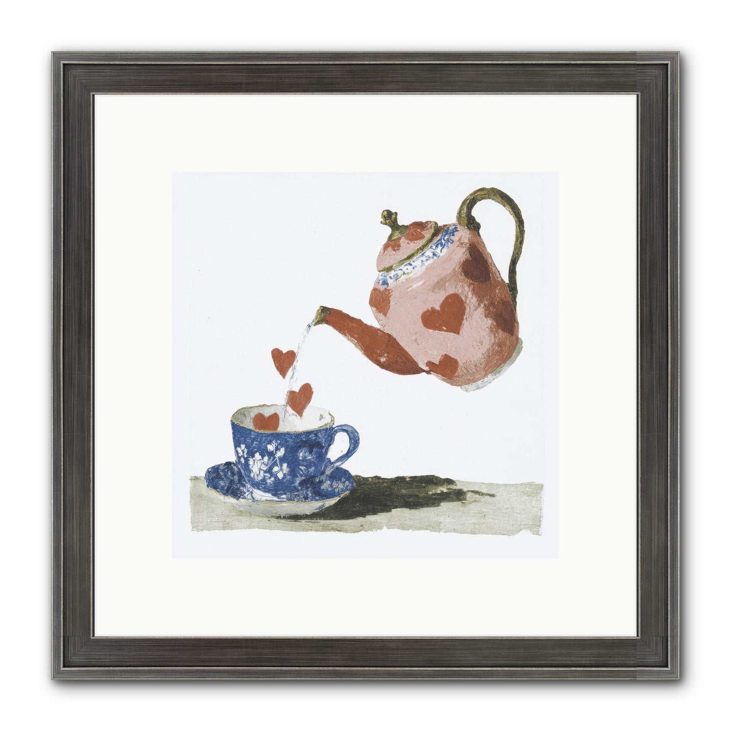 Choosing Love Framed Print - Slimwoods Black/Silver 10x10