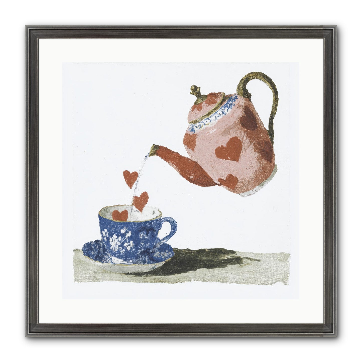 Choosing Love Framed Print - Slimwoods Black/Silver 20x20