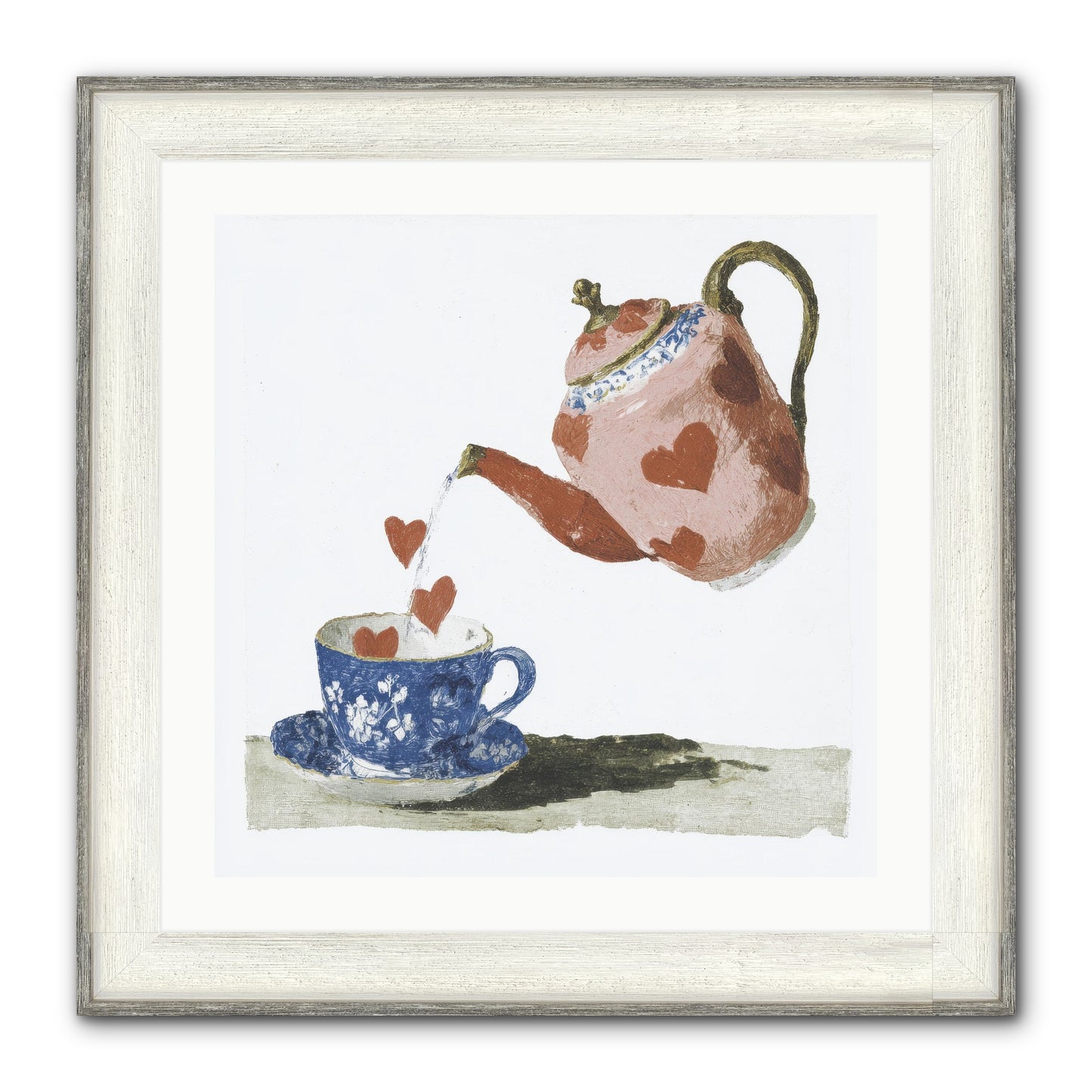 Choosing Love Framed Print - Driftwood White 24x24