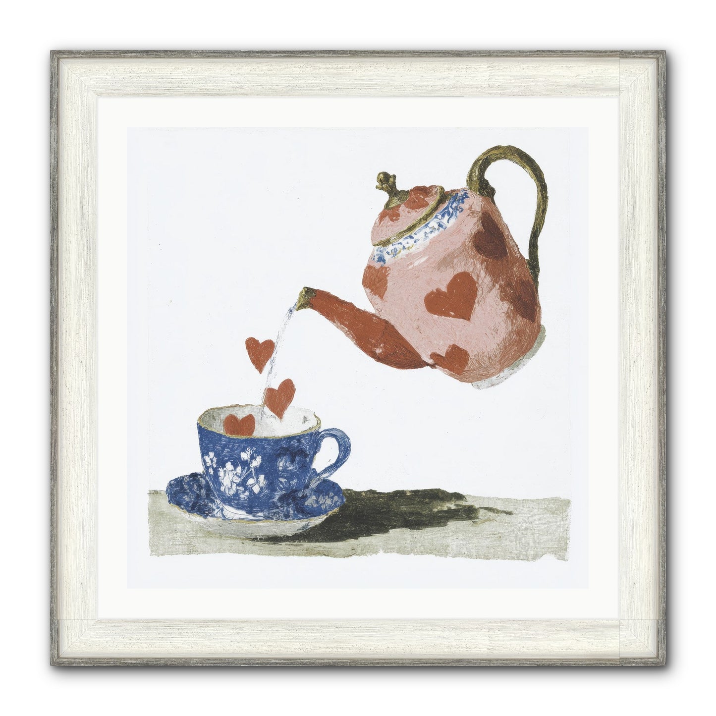 Choosing Love Framed Print - Driftwood White 30x30