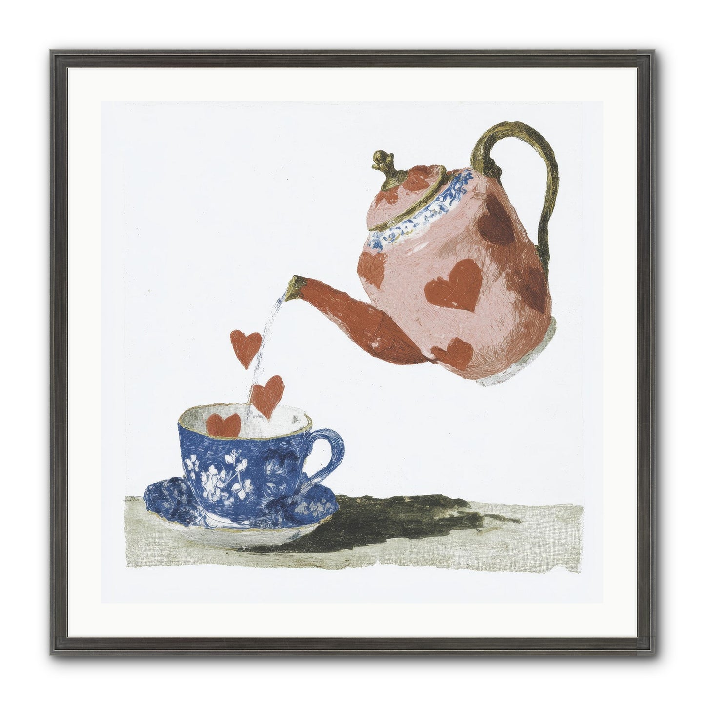 Choosing Love Framed Print - Slimwoods Black/Silver 30x30