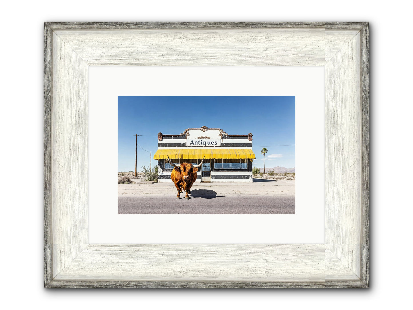 Chronicles Of Wanderlust Framed Print - Driftwood White 12x8