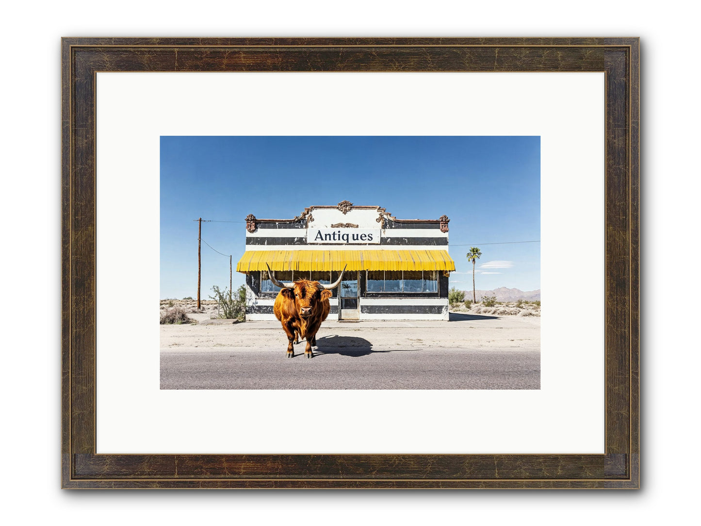 Chronicles Of Wanderlust Framed Print - Slimwoods Black/Gold 12x8