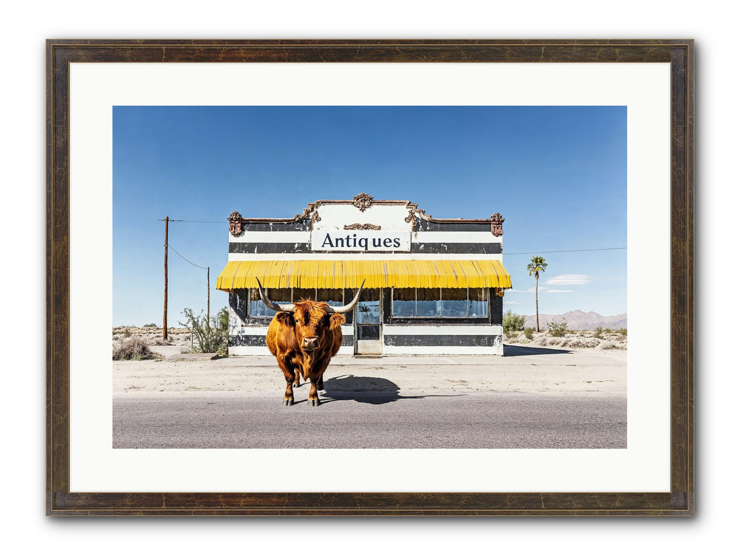 Chronicles Of Wanderlust Framed Print - Slimwoods Black/Gold 24x16
