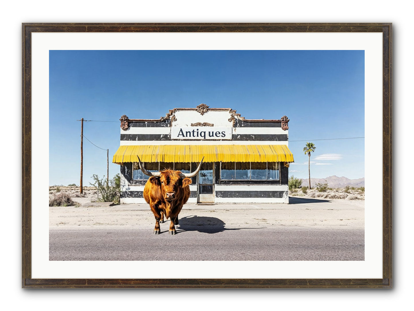 Chronicles Of Wanderlust Framed Print - Slimwoods Black/Gold 36x24