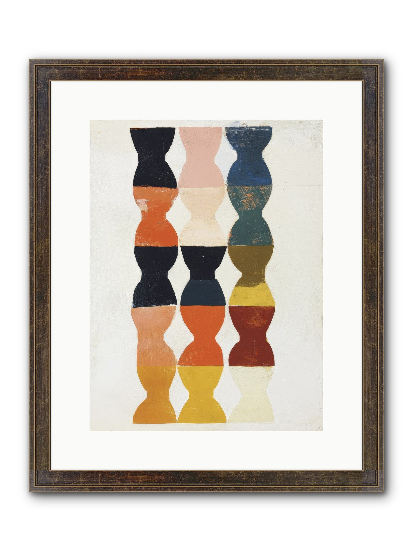 Cinderfold Prism Framed Print - Slimwoods Black/Gold 12x16