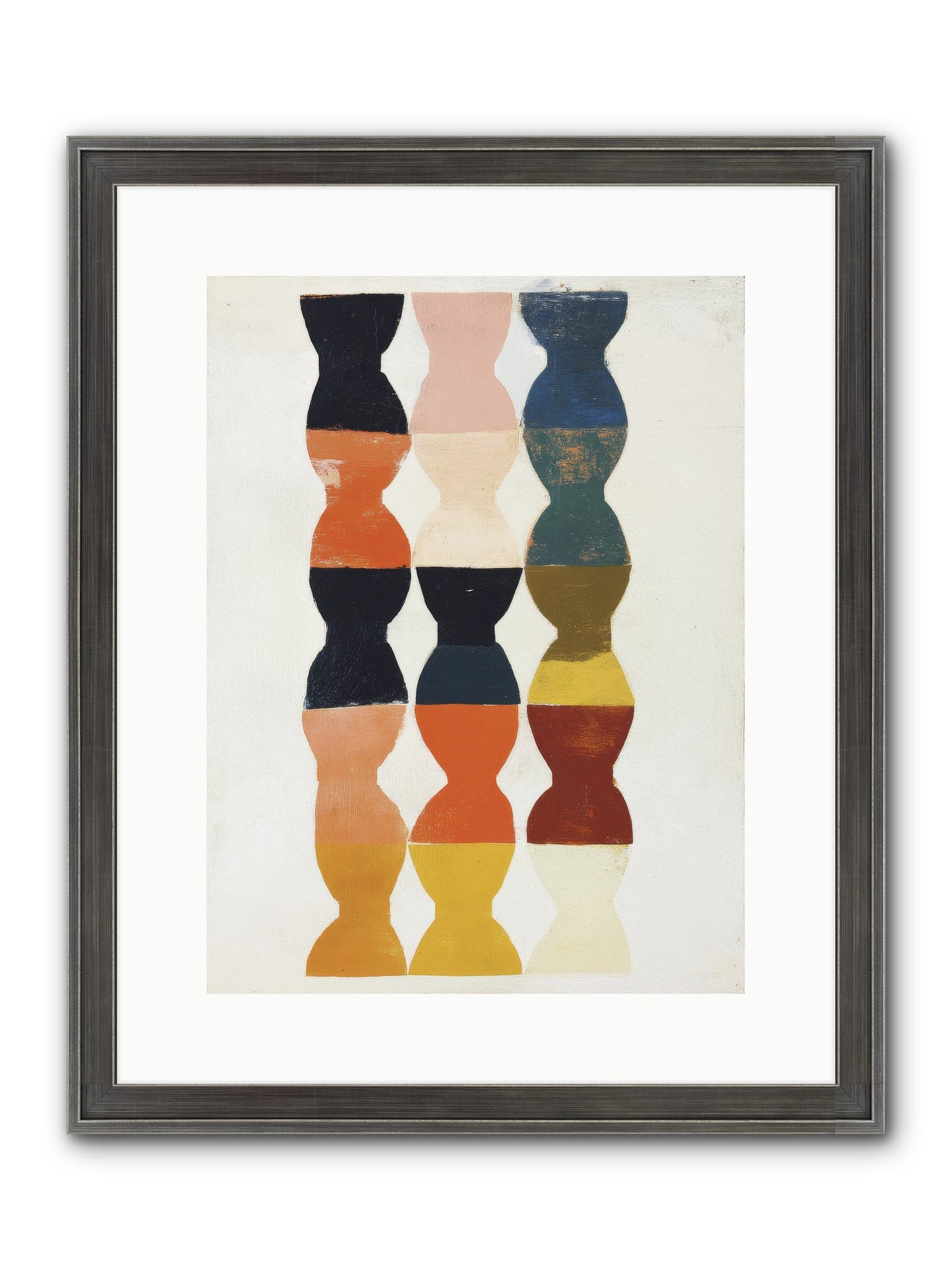 Cinderfold Prism Framed Print - Slimwoods Black/Silver 12x16