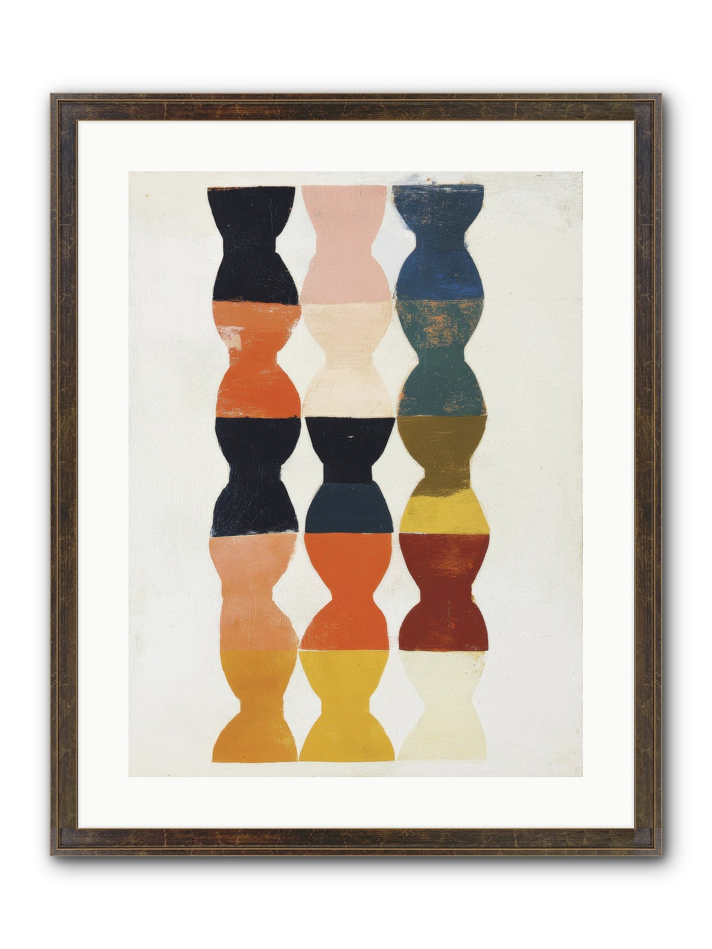 Cinderfold Prism Framed Print - Slimwoods Black/Gold 18x24