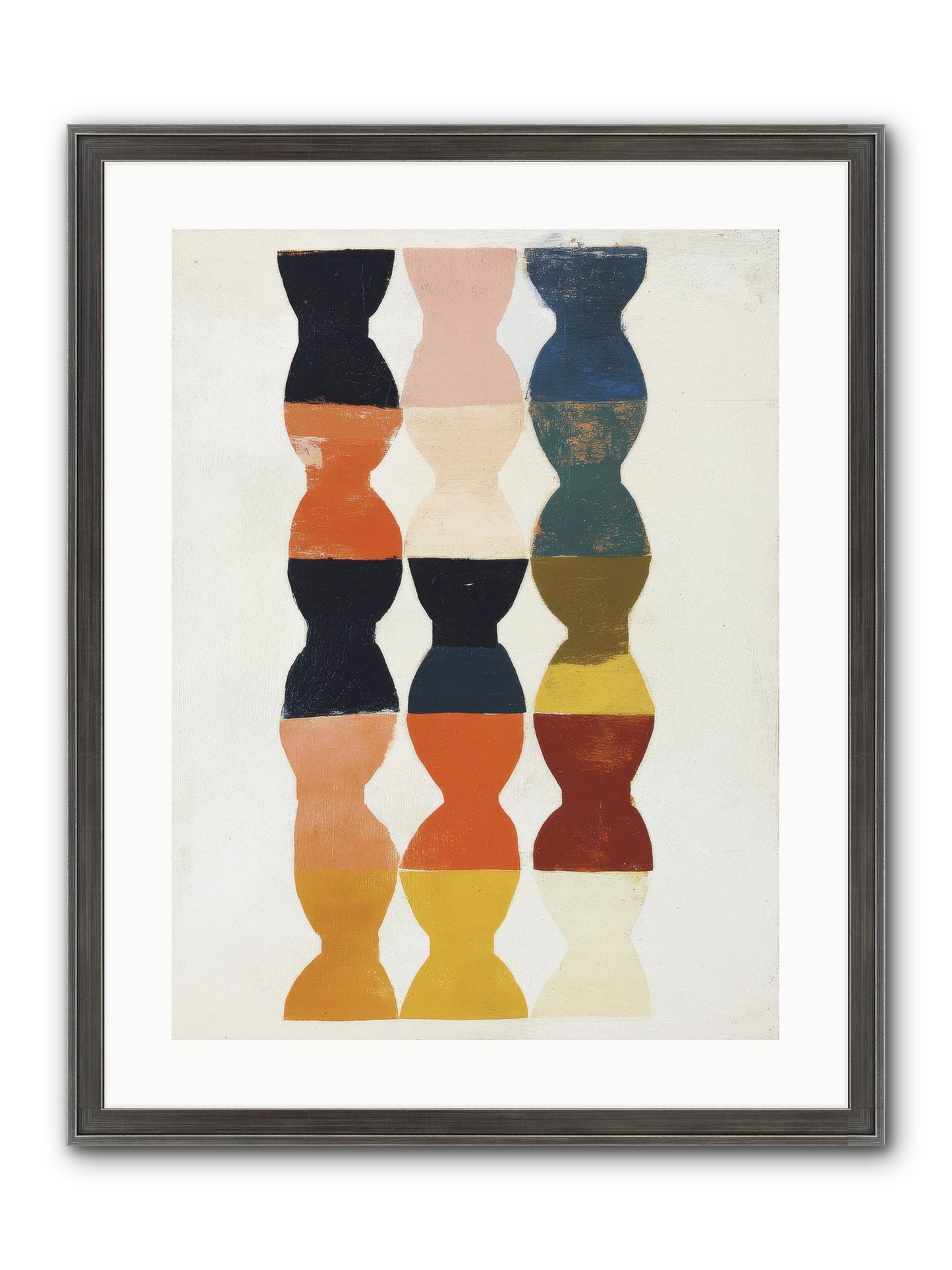 Cinderfold Prism Framed Print - Slimwoods Black/Silver 18x24