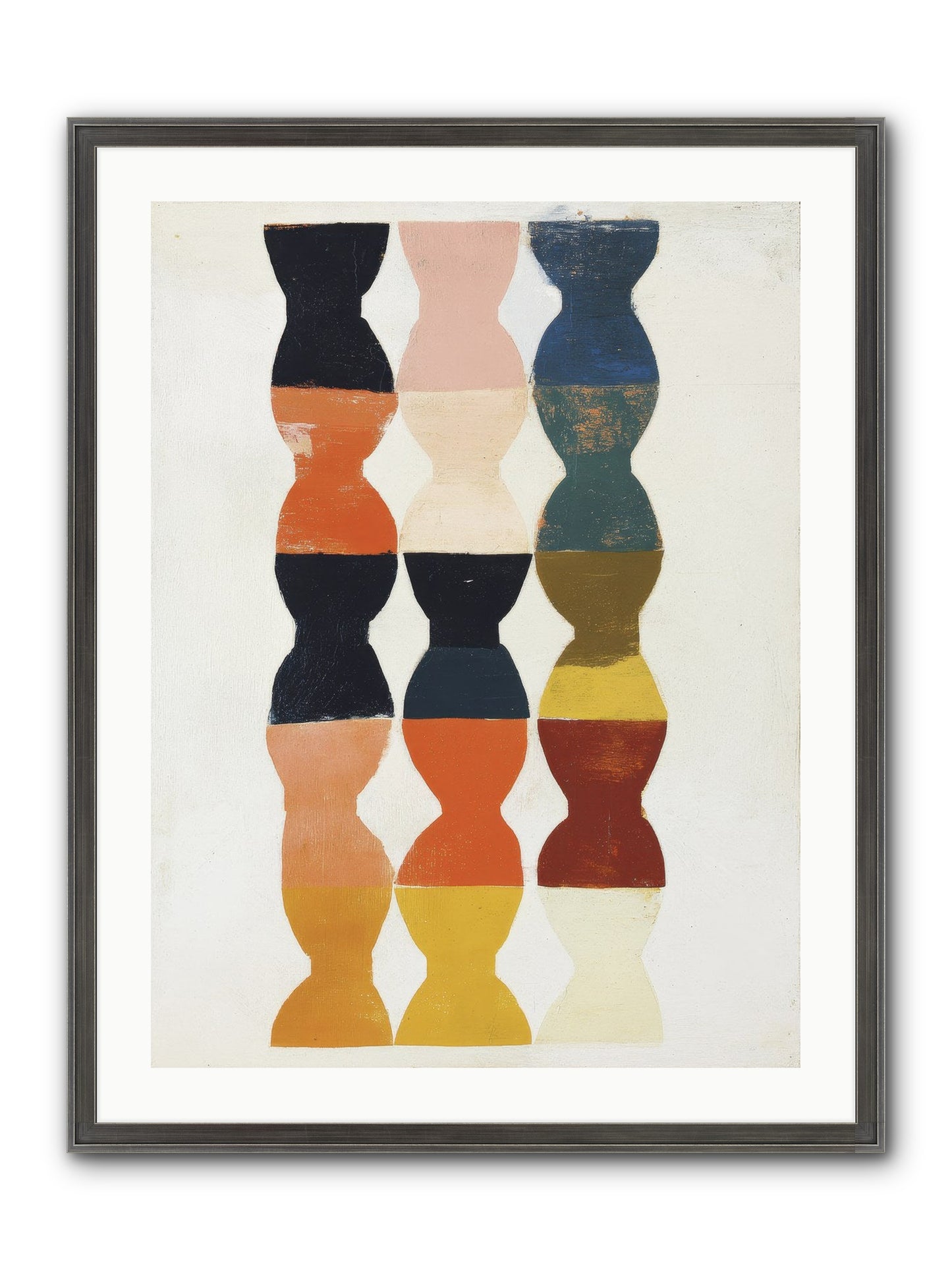Cinderfold Prism Framed Print - Slimwoods Black/Silver 24x32