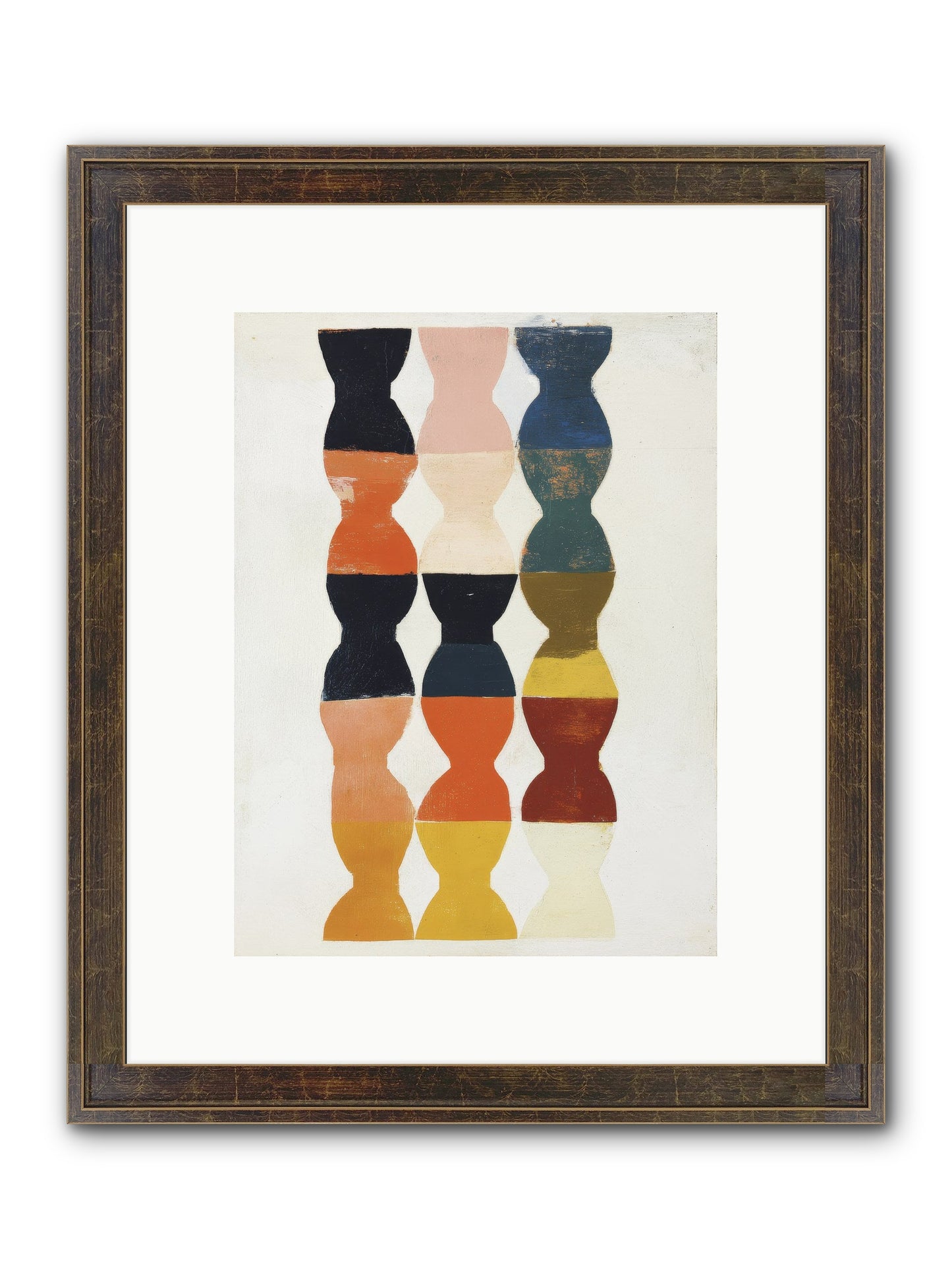 Cinderfold Prism Framed Print - Slimwoods Black/Gold 9x12