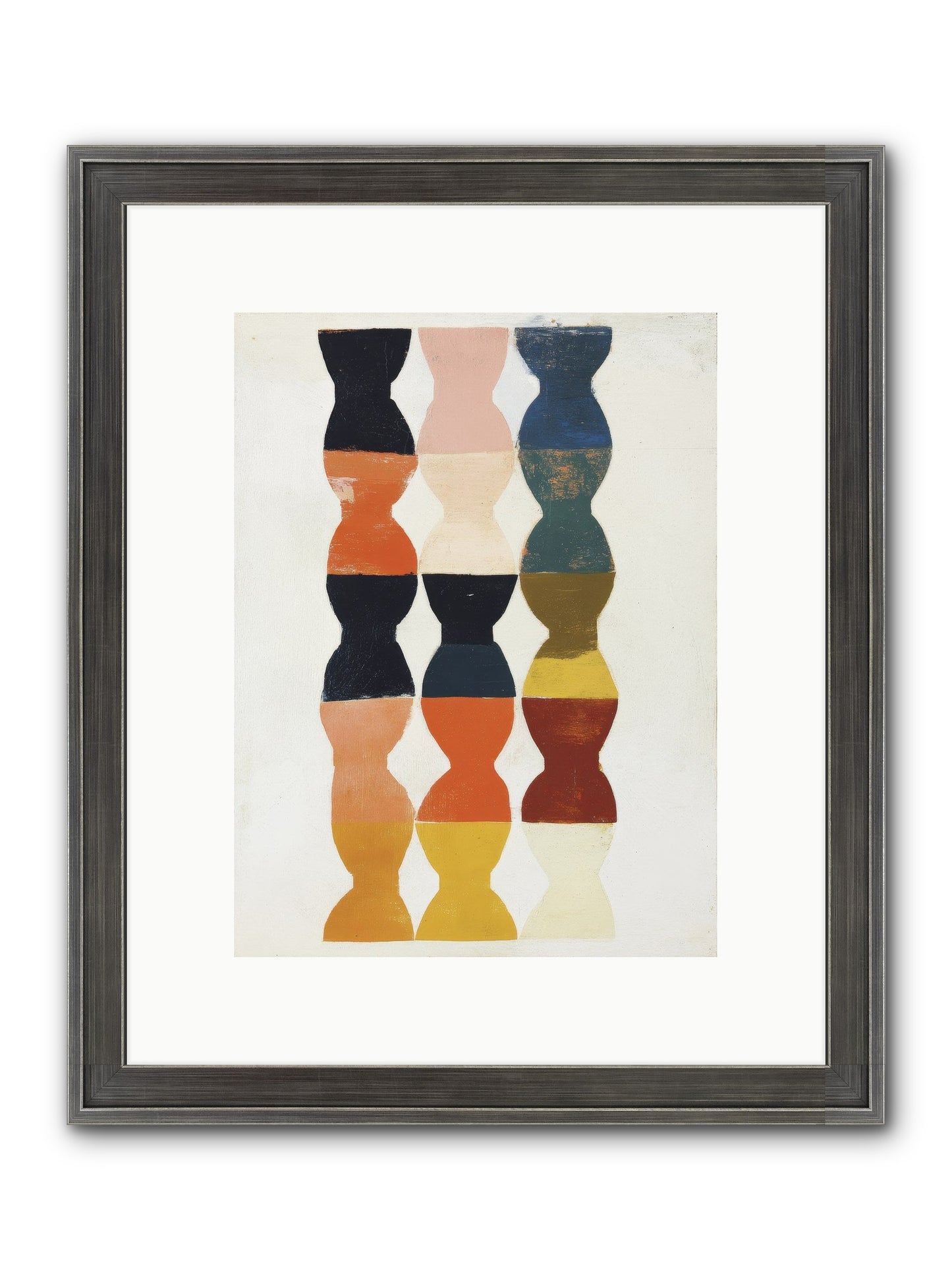 Cinderfold Prism Framed Print - Slimwoods Black/Silver 9x12