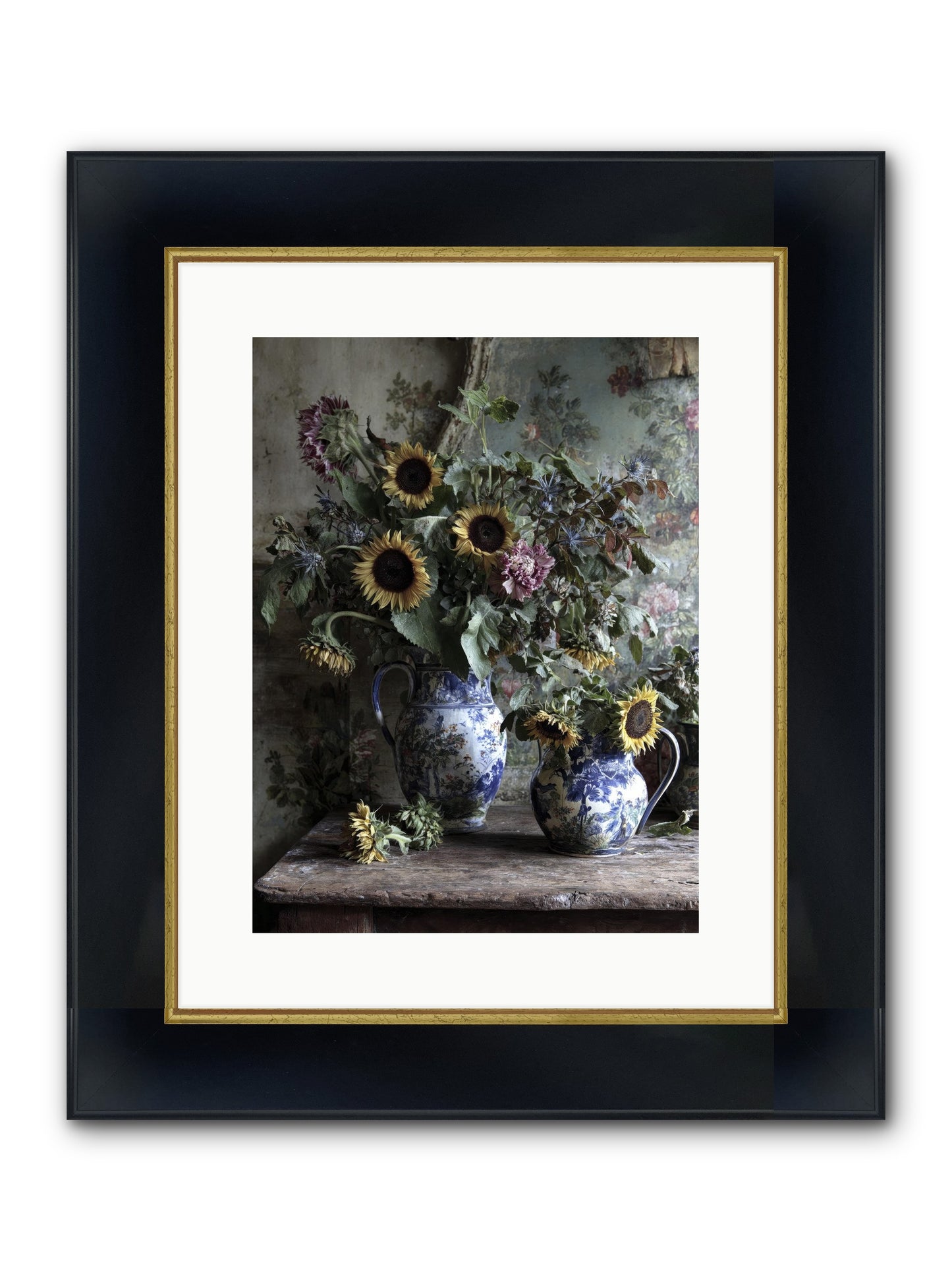 Cinema Framed Print - Wide Black w/Gold 12x16