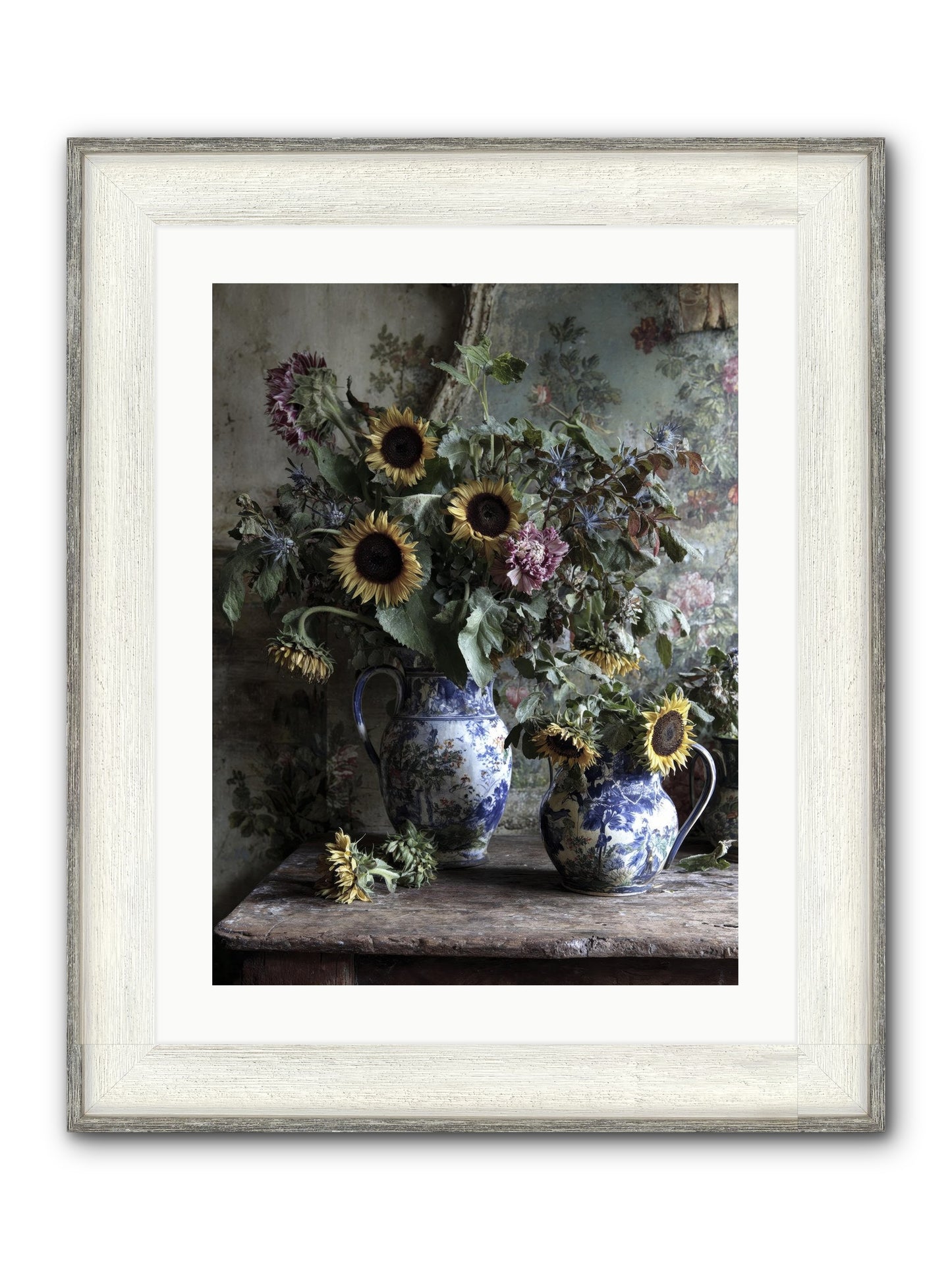 Cinema Framed Print - Driftwood White 18x24