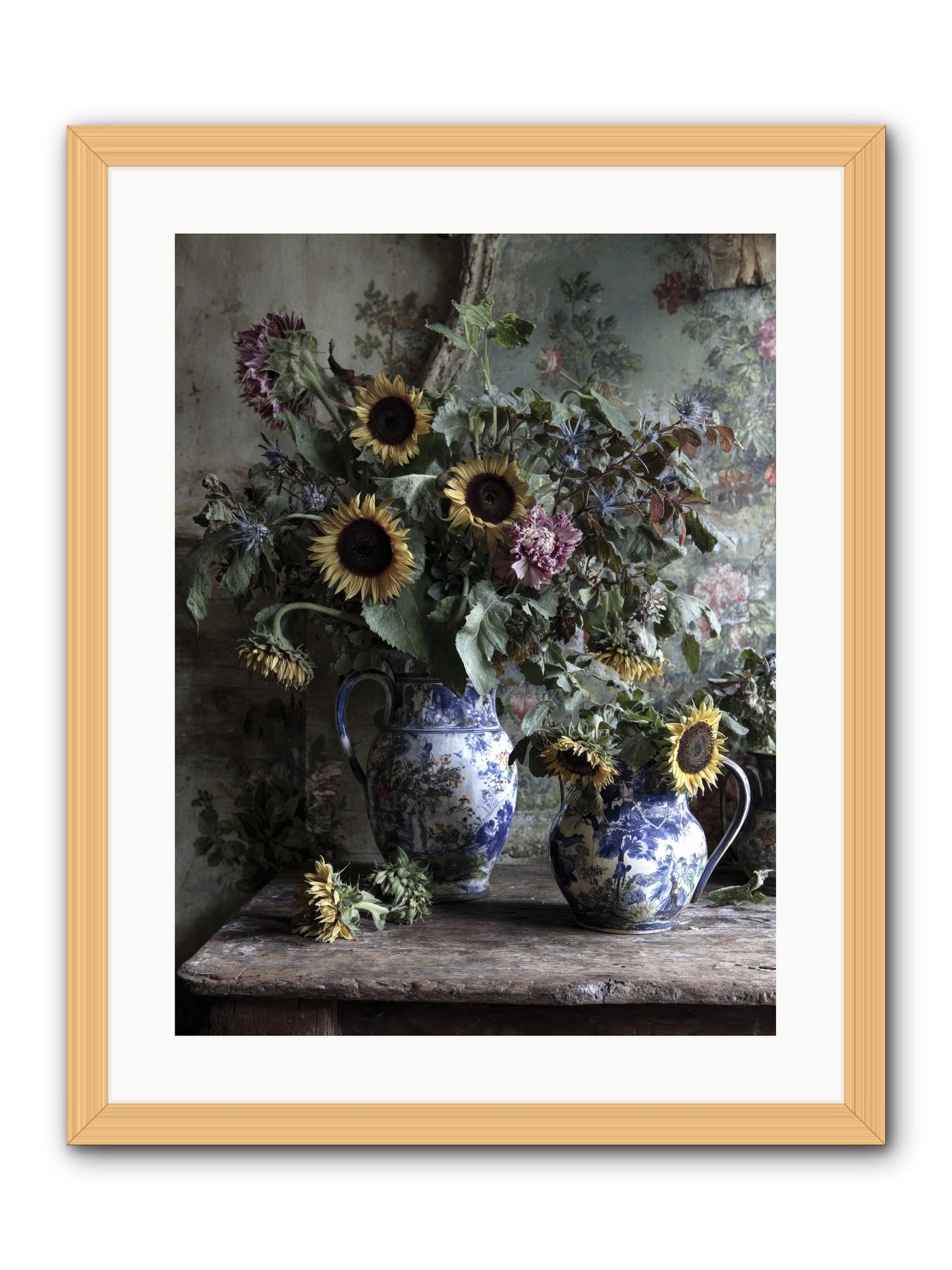 cinema -- Framed Print - Natural 18x24