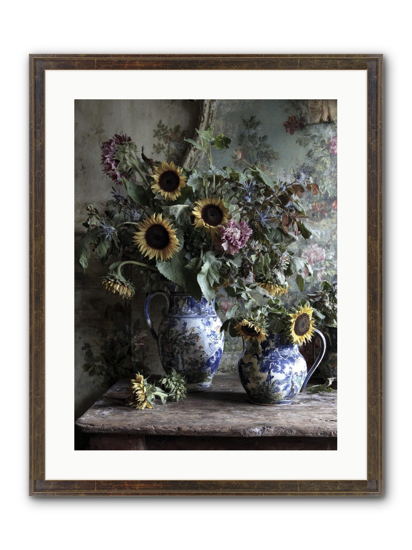 Cinema Framed Print - Slimwoods Black/Gold 18x24