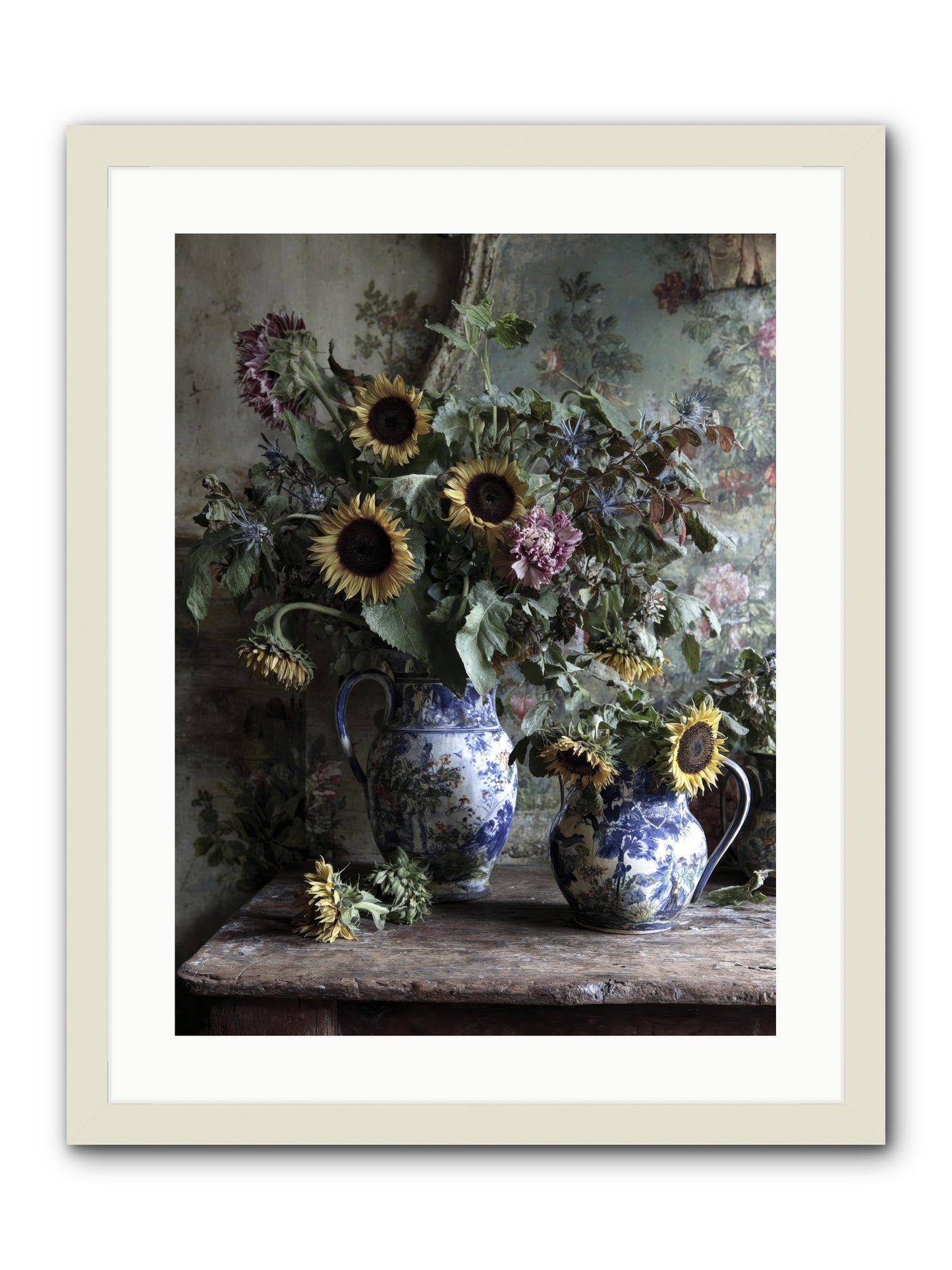 cinema -- Framed Print - White 18x24