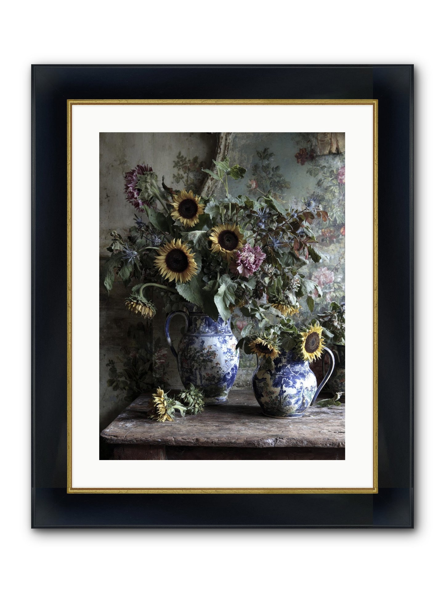 Cinema Framed Print - Wide Black w/Gold 18x24