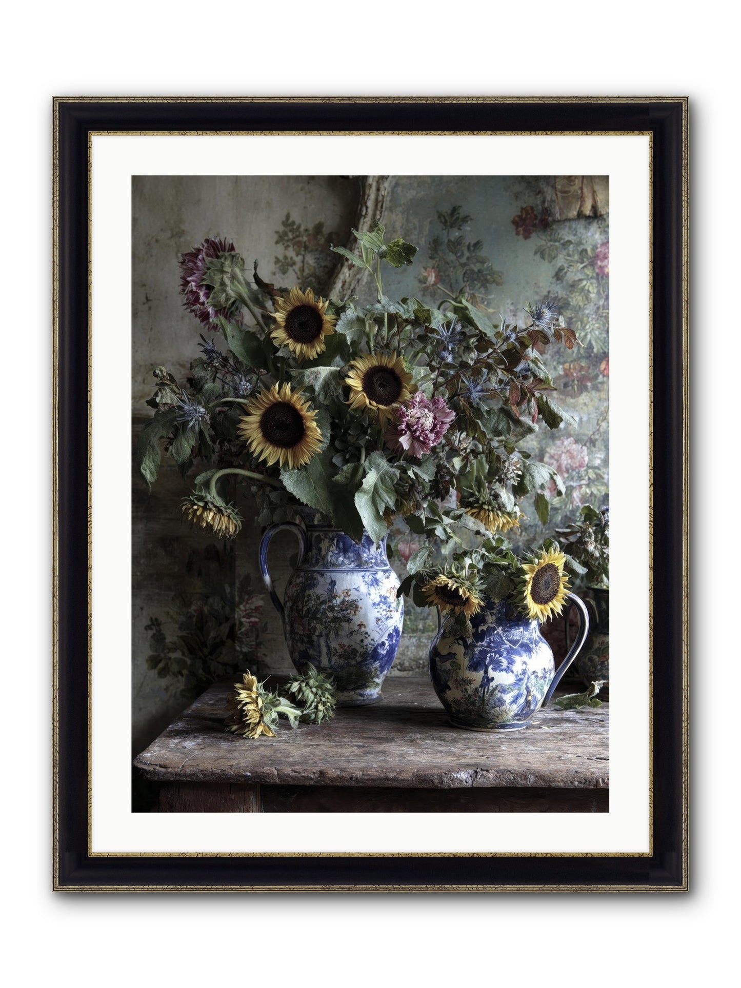 Cinema Framed Print - Black & Gold 24x32