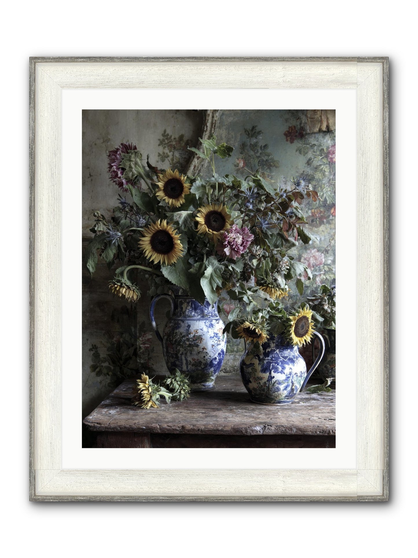 Cinema Framed Print - Driftwood White 24x32