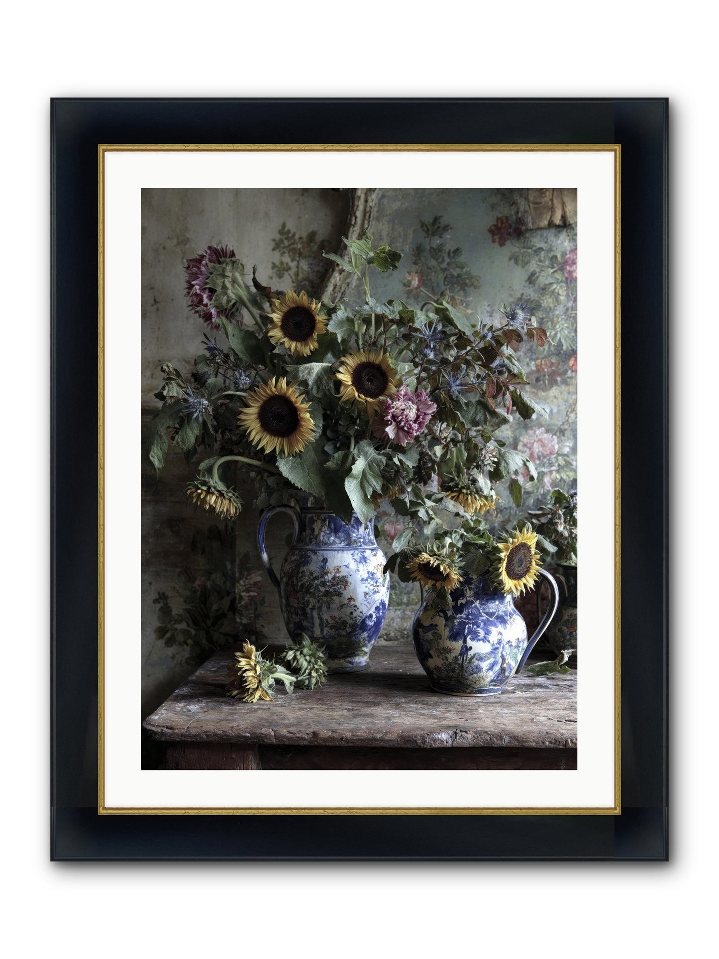Cinema Framed Print - Wide Black w/Gold 24x32