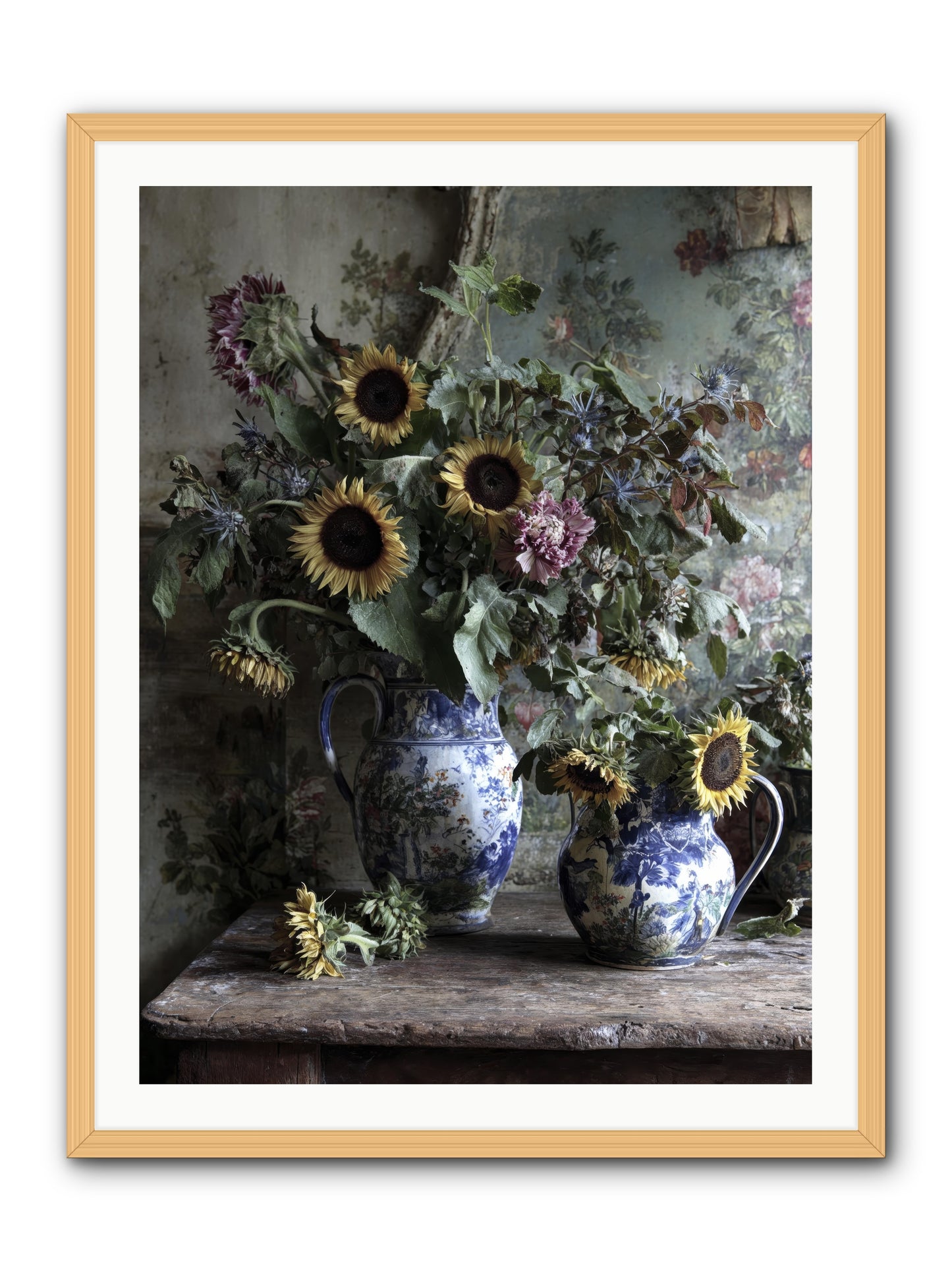 cinema -- Framed Print - Natural 30x40