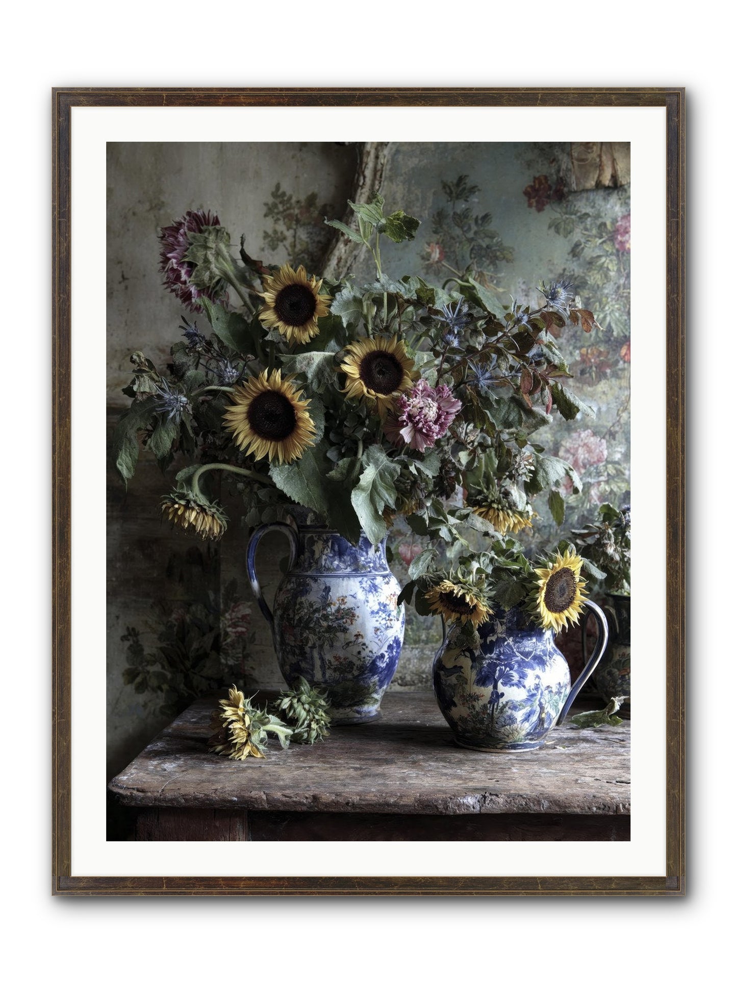 Cinema Framed Print - Slimwoods Black/Gold 30x40