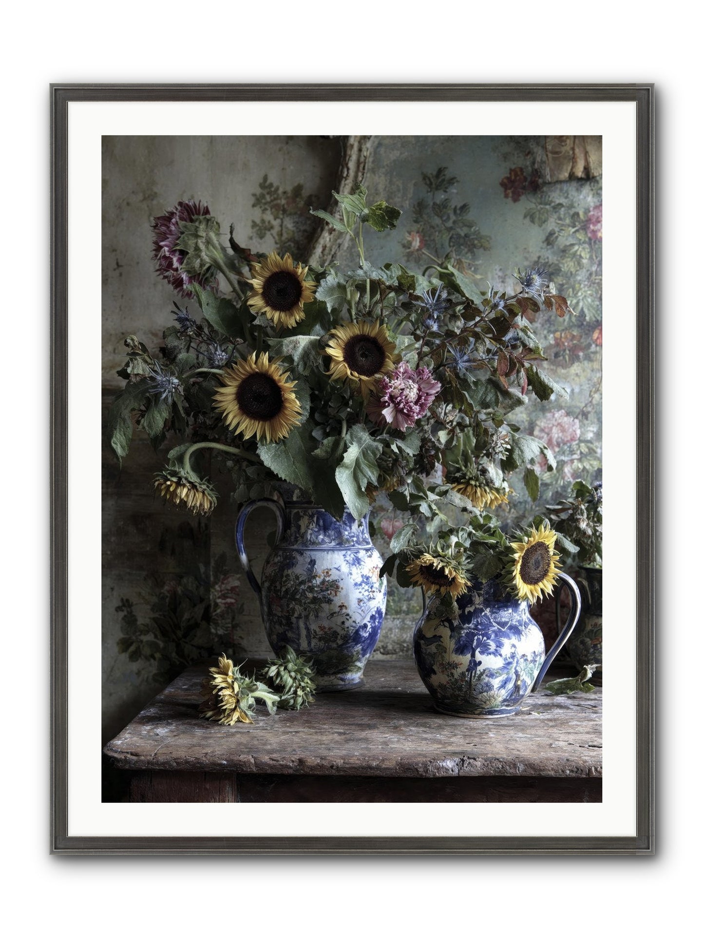 Cinema Framed Print - Slimwoods Black/Silver 30x40