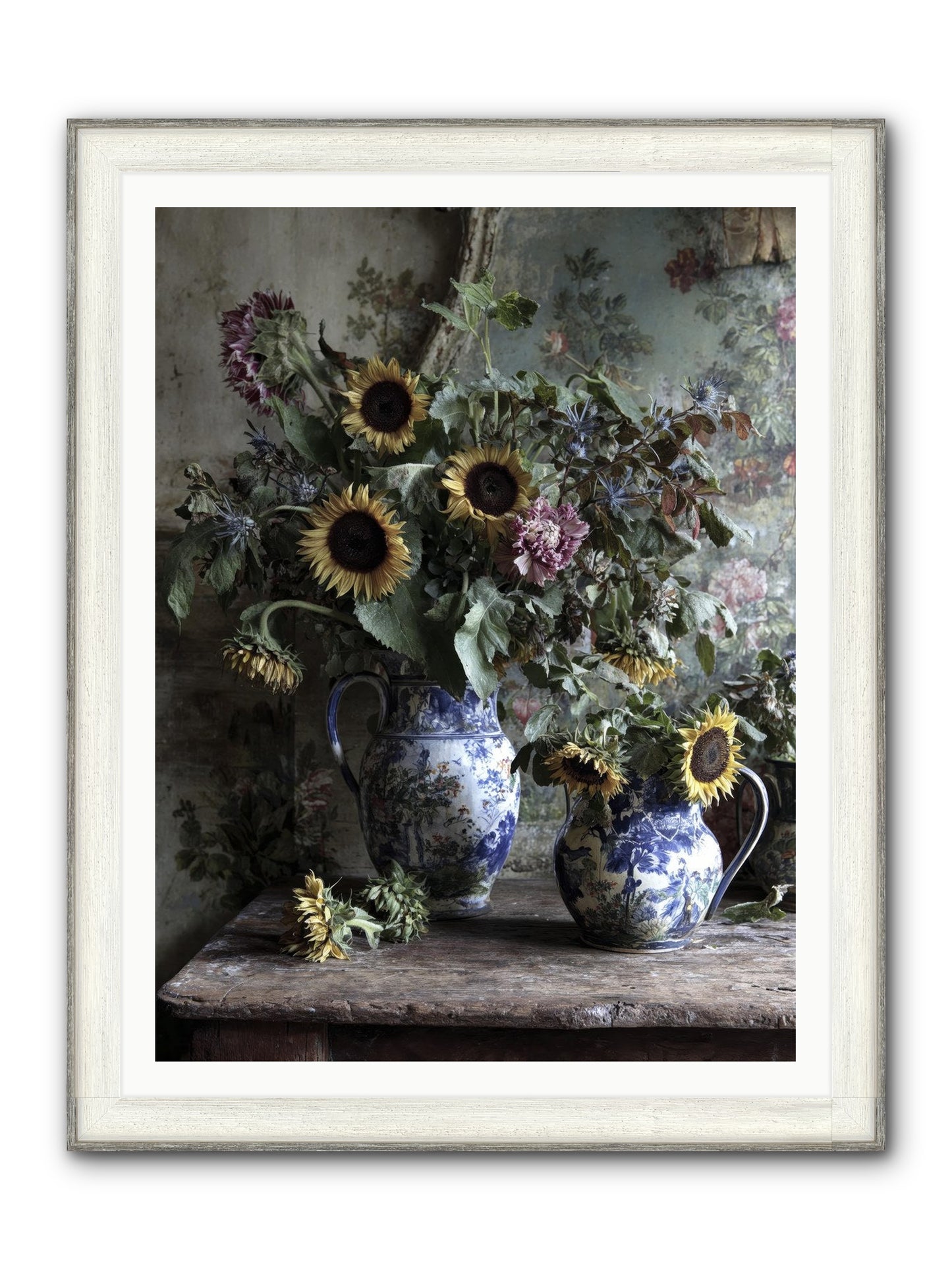 Cinema Framed Print - Driftwood White 36x48