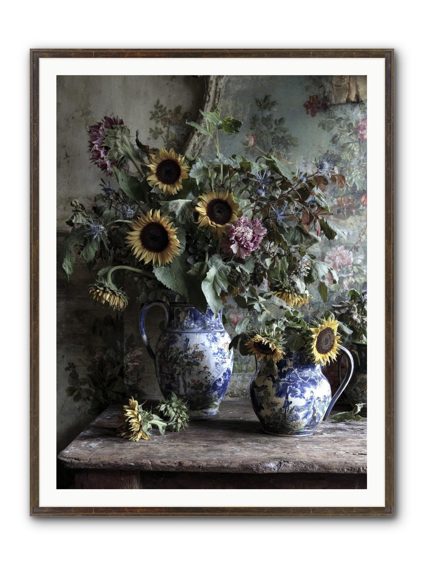 Cinema Framed Print - Slimwoods Black/Gold 36x48