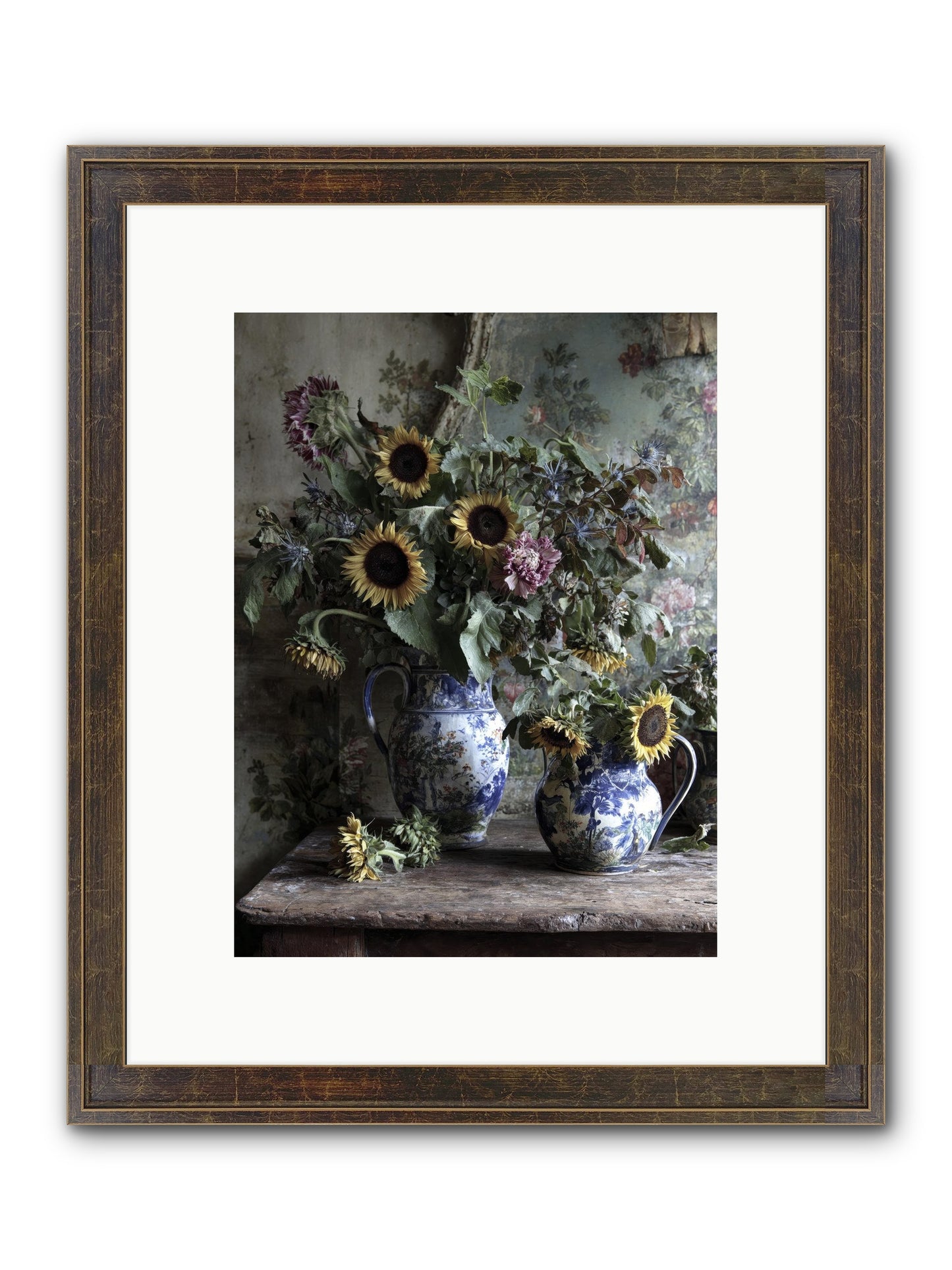 Cinema Framed Print - Slimwoods Black/Gold 9x12