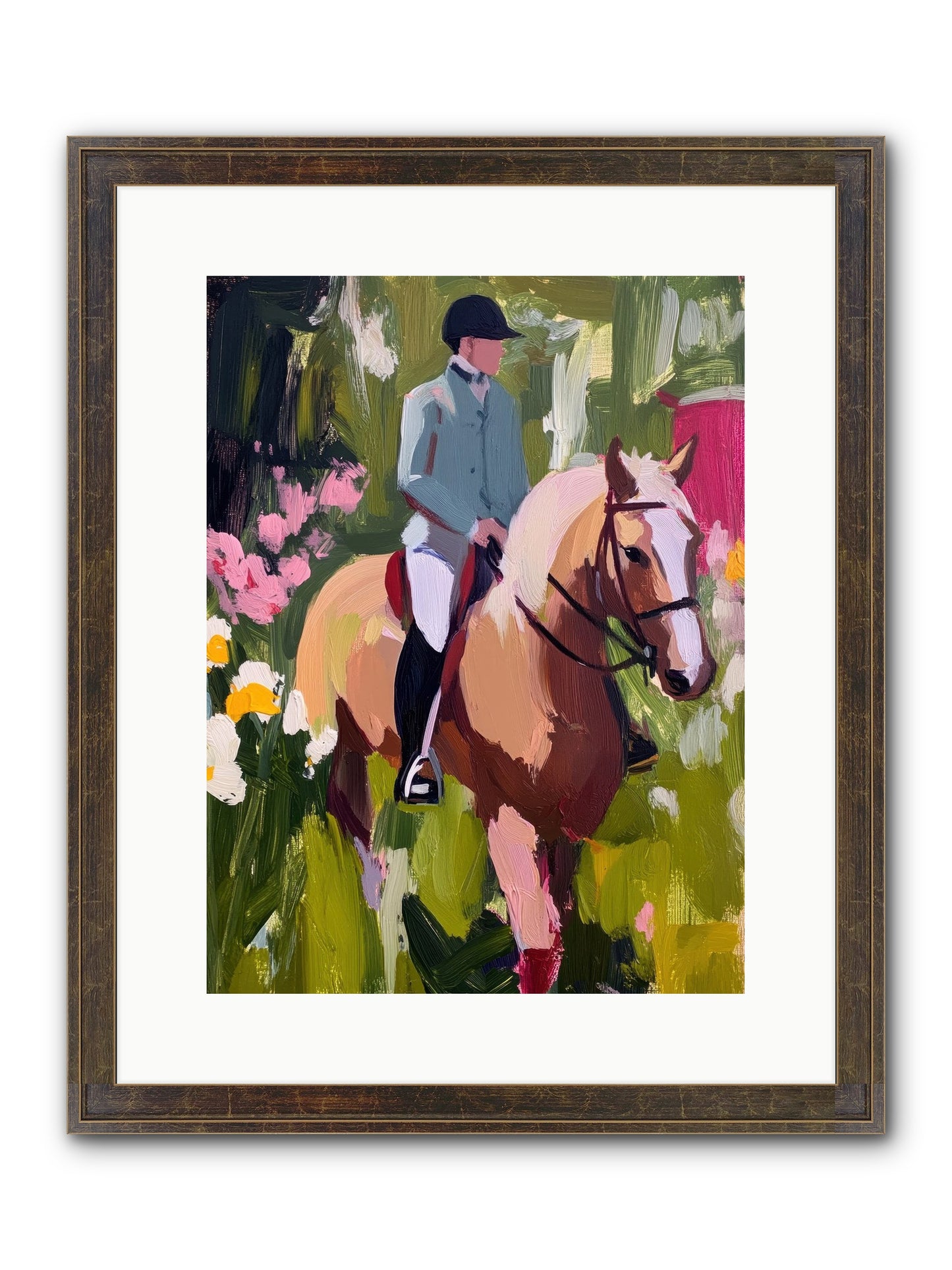 Cinnamon Sky Framed Print - Slimwoods Black/Gold 12x16