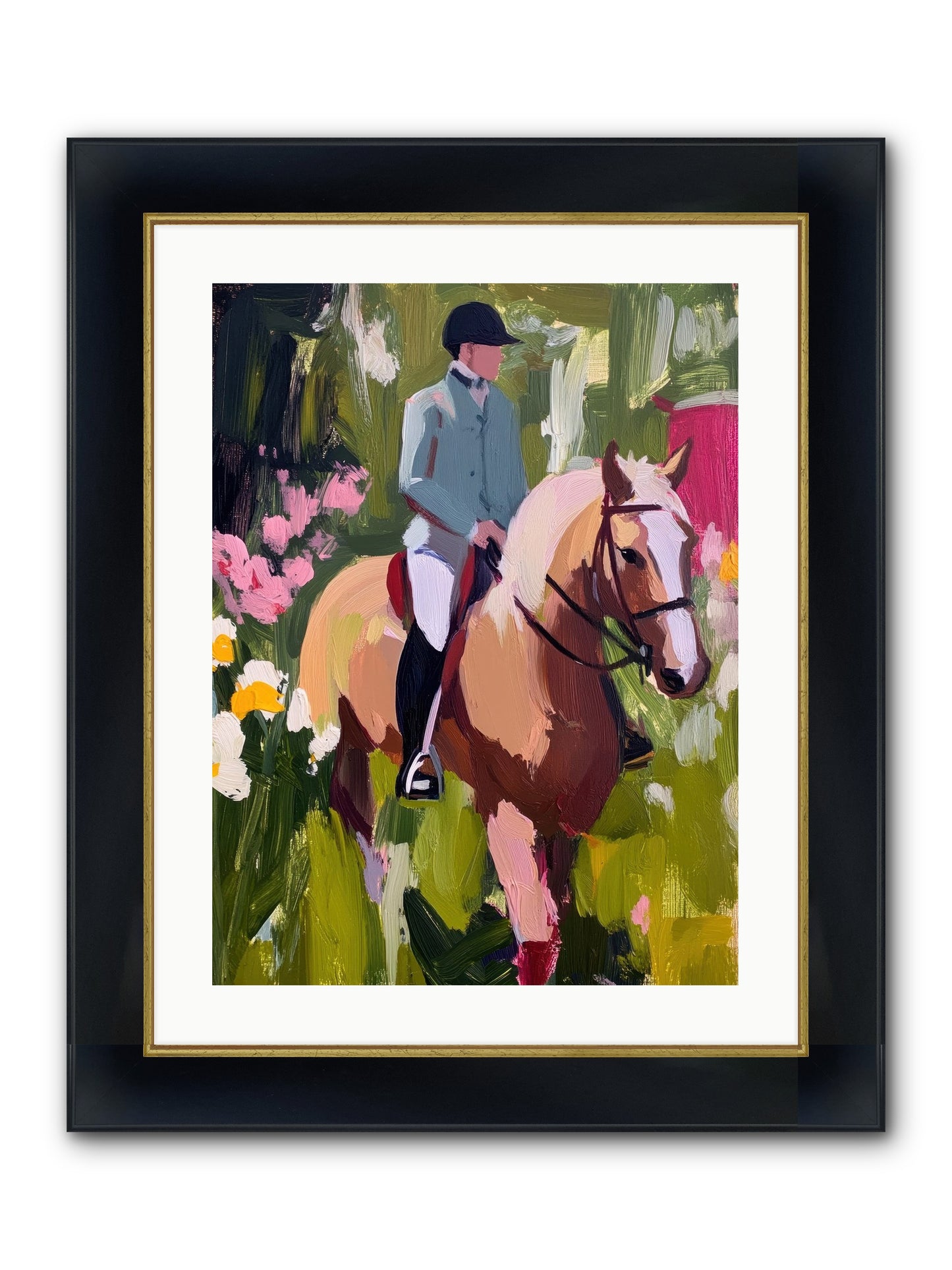 Cinnamon Sky Framed Print - Wide Black w/Gold 18x24