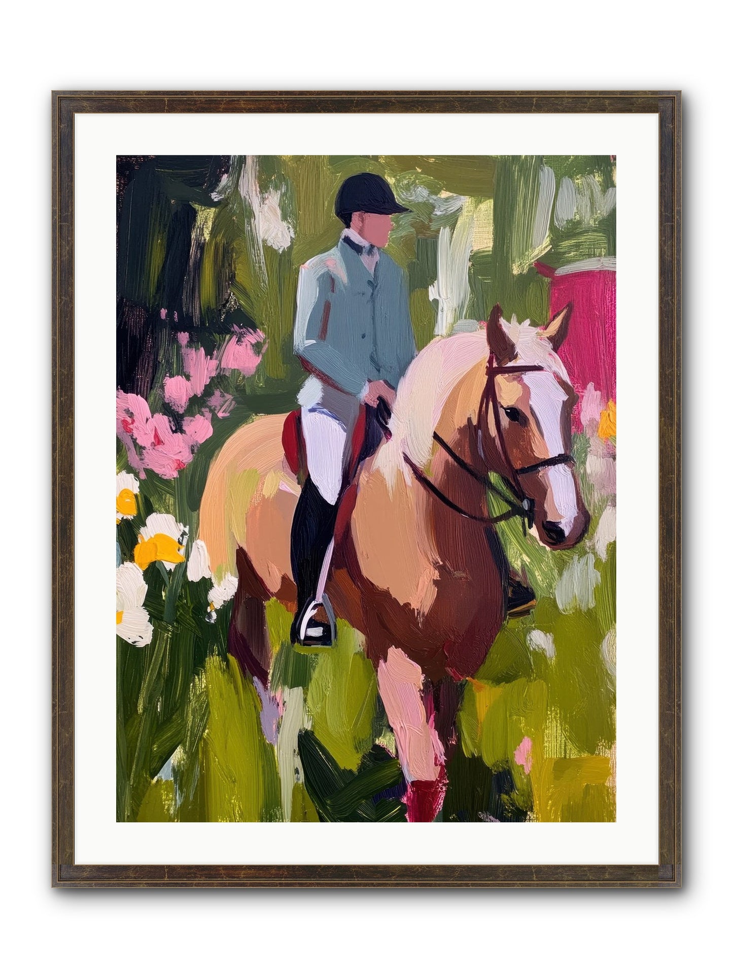 Cinnamon Sky Framed Print - Slimwoods Black/Gold 24x32