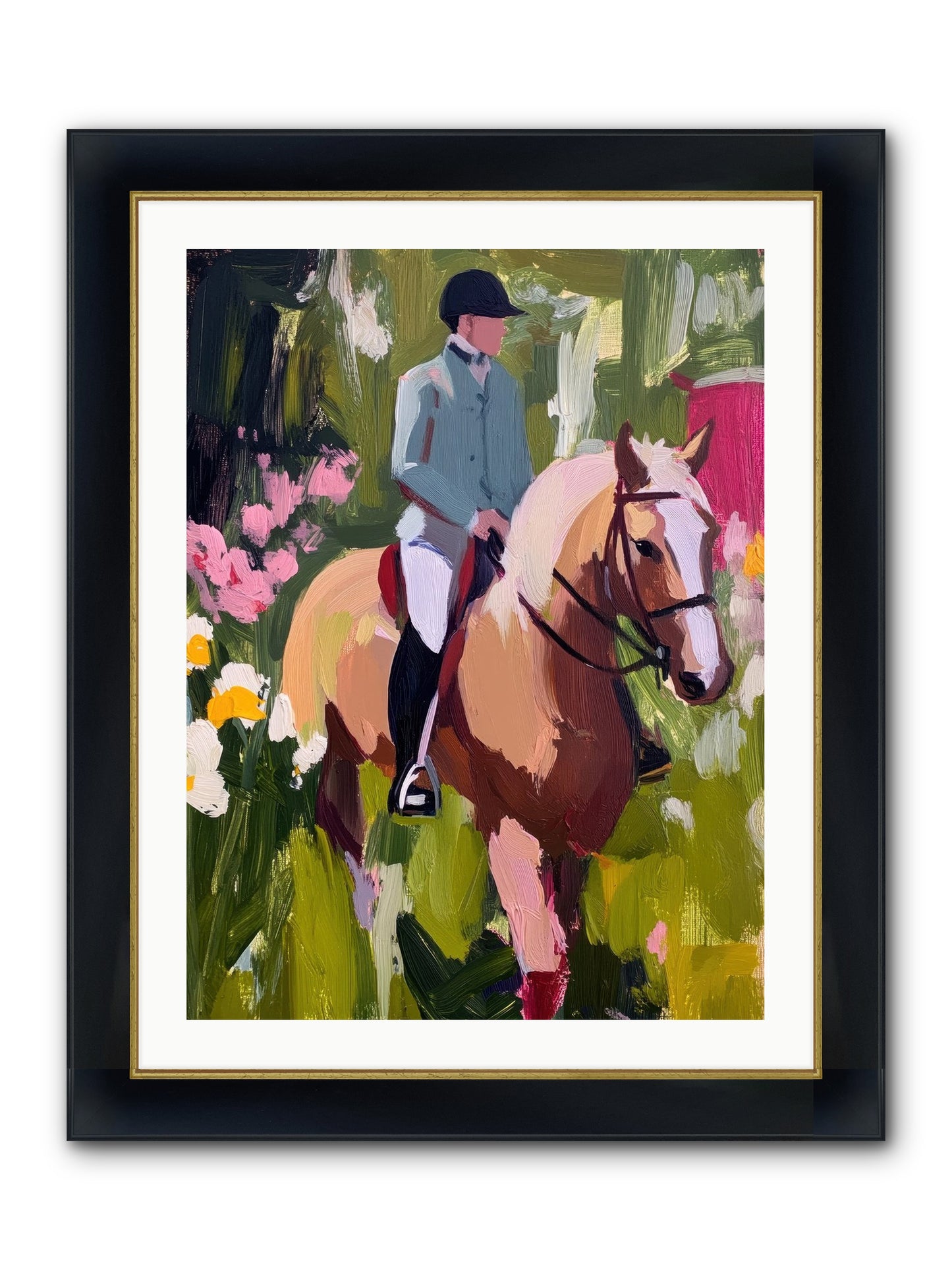 Cinnamon Sky Framed Print - Wide Black w/Gold 24x32