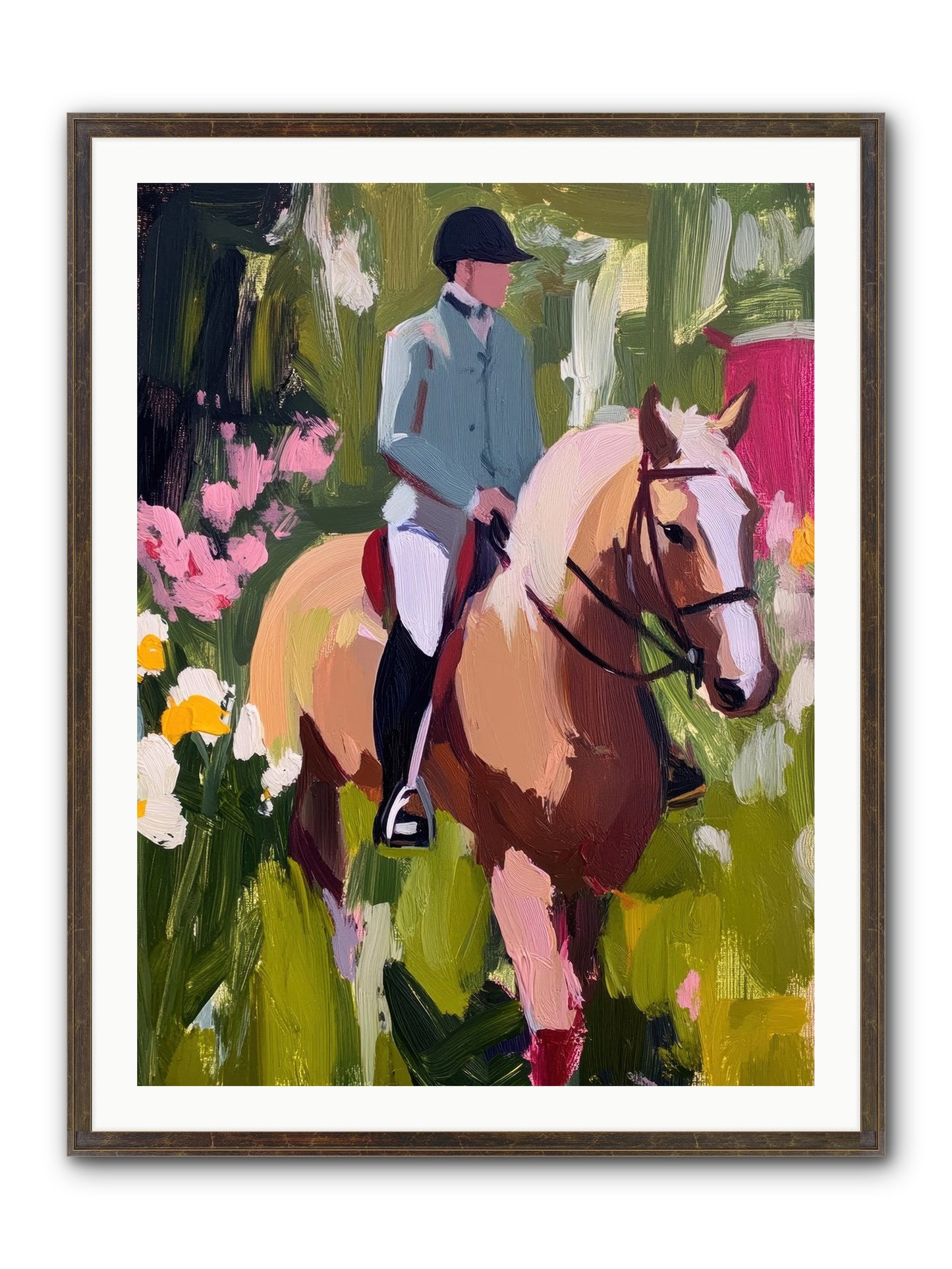 Cinnamon Sky Framed Print - Slimwoods Black/Gold 30x40