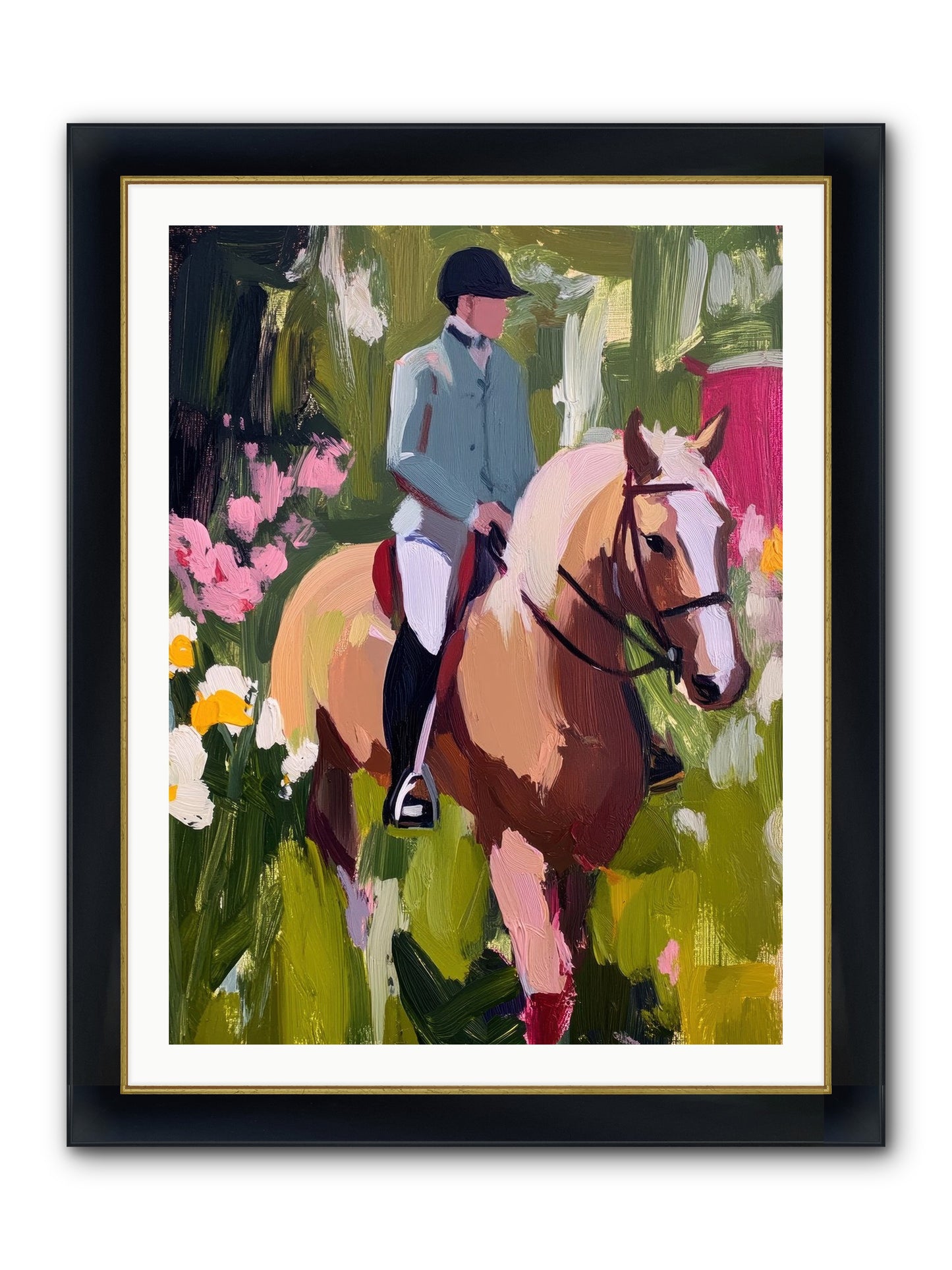 Cinnamon Sky Framed Print - Wide Black w/Gold 30x40