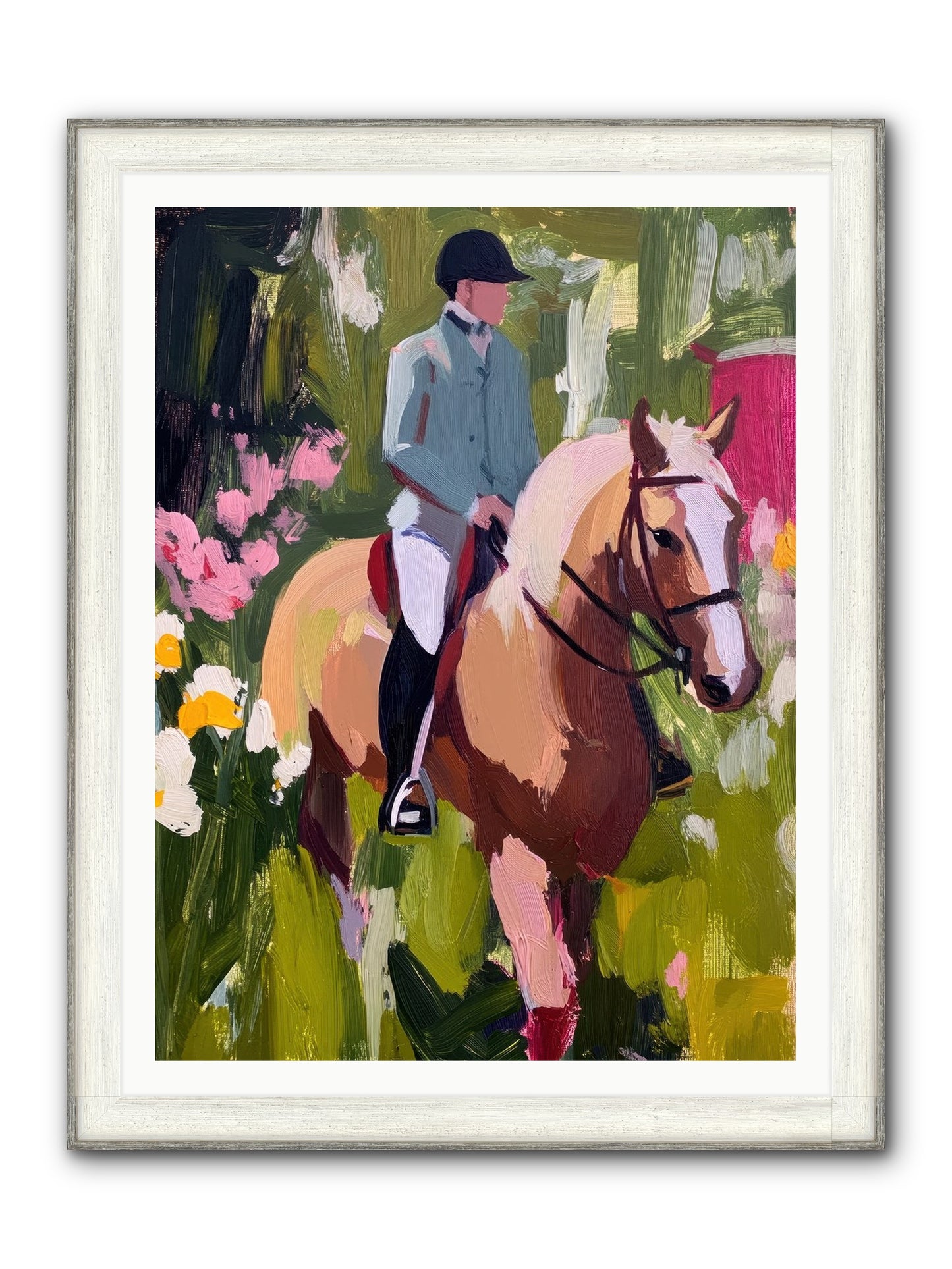 Cinnamon Sky Framed Print - Driftwood White 36x48