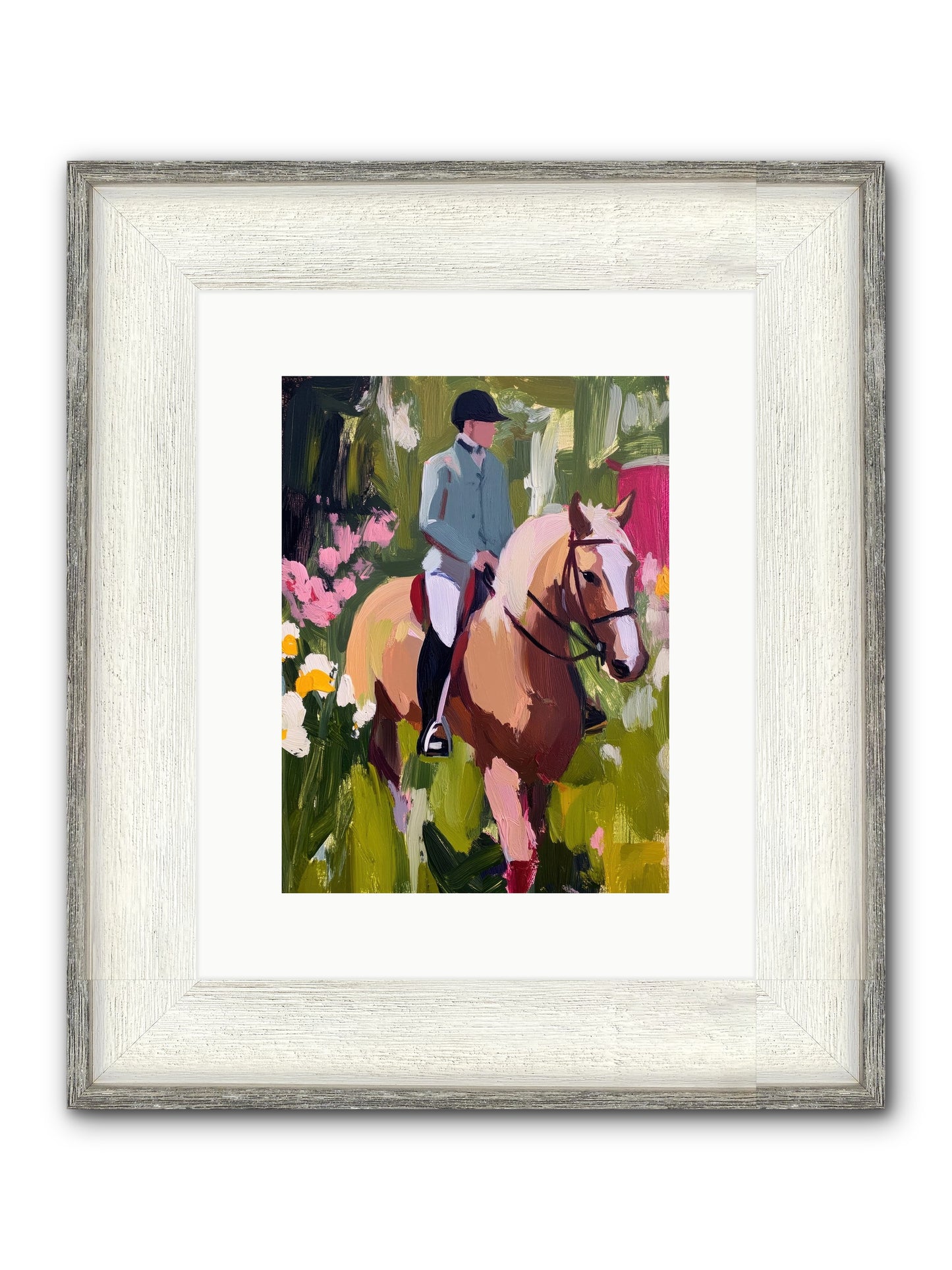 Cinnamon Sky Framed Print - Driftwood White 9x12
