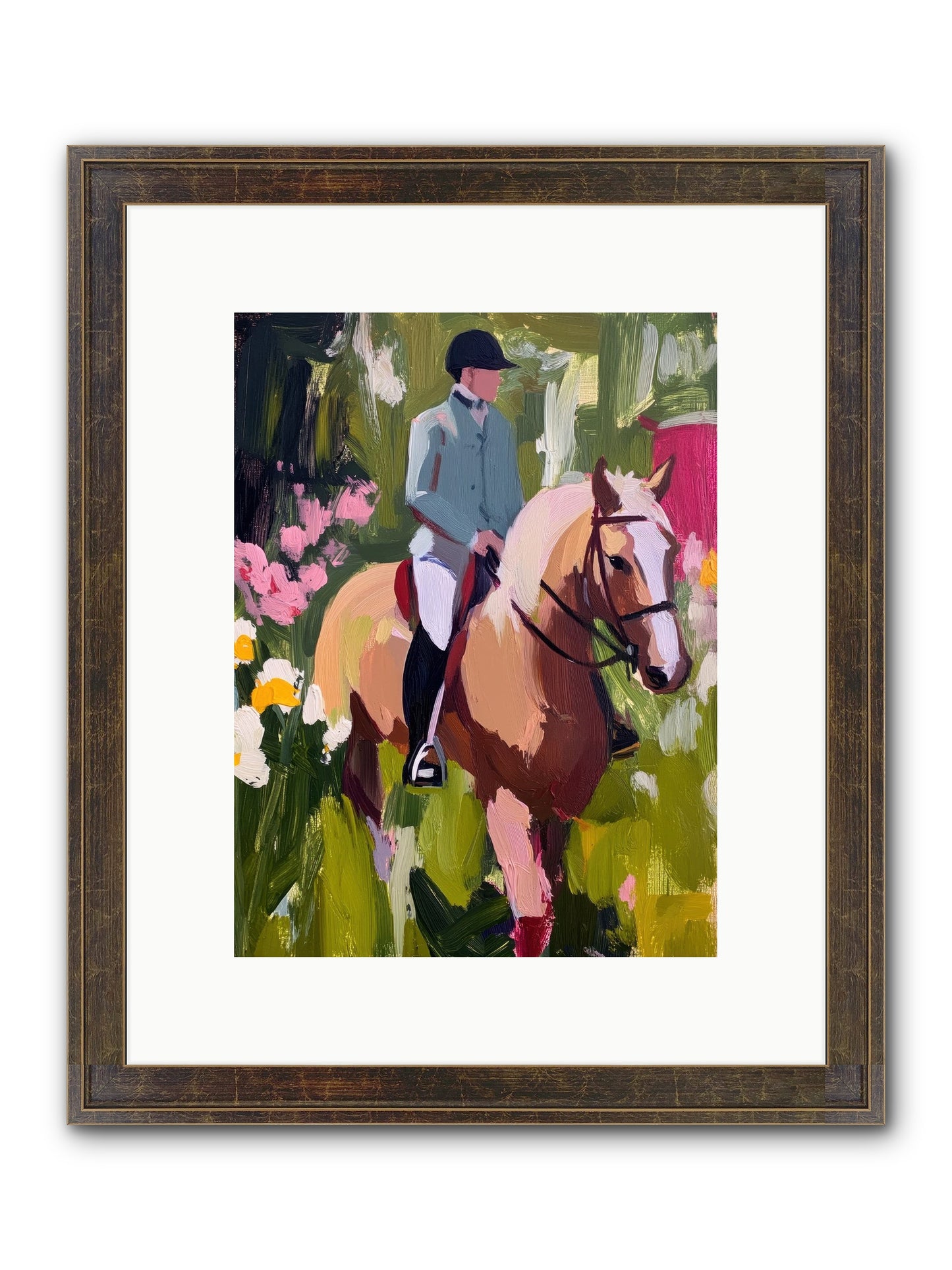 Cinnamon Sky Framed Print - Slimwoods Black/Gold 9x12