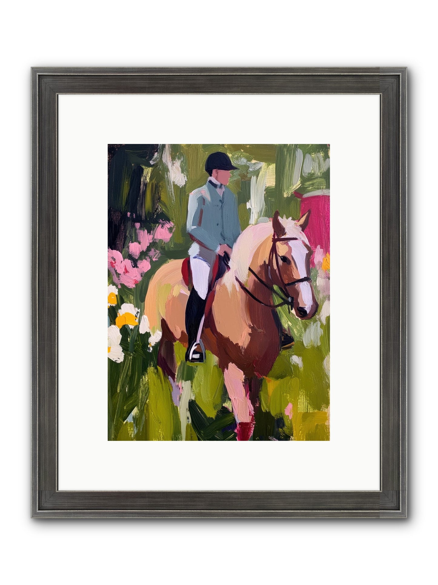Cinnamon Sky Framed Print - Slimwoods Black/Silver 9x12