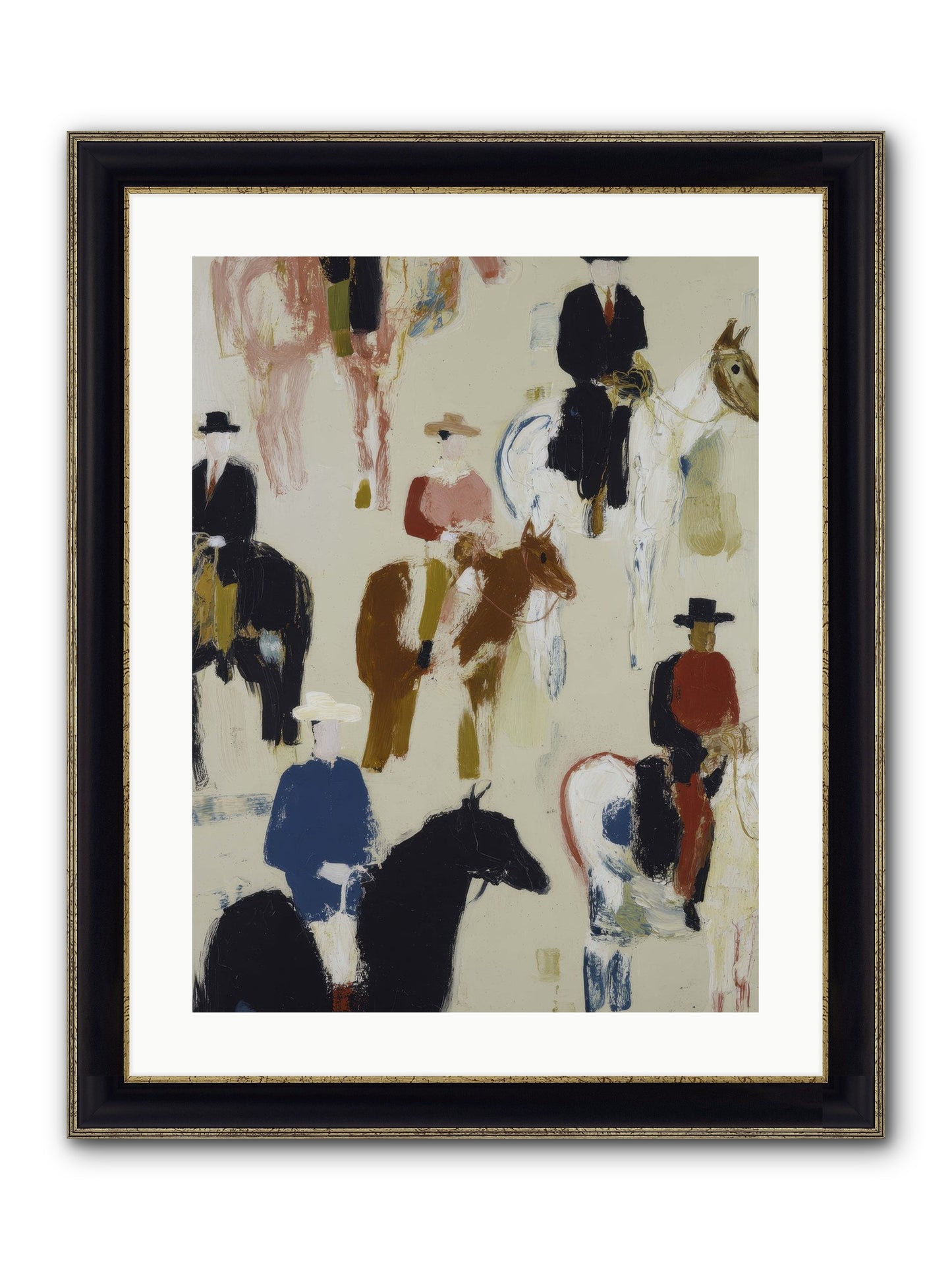 Circle Of Dust & Trust Framed Print - Black & Gold 18x24