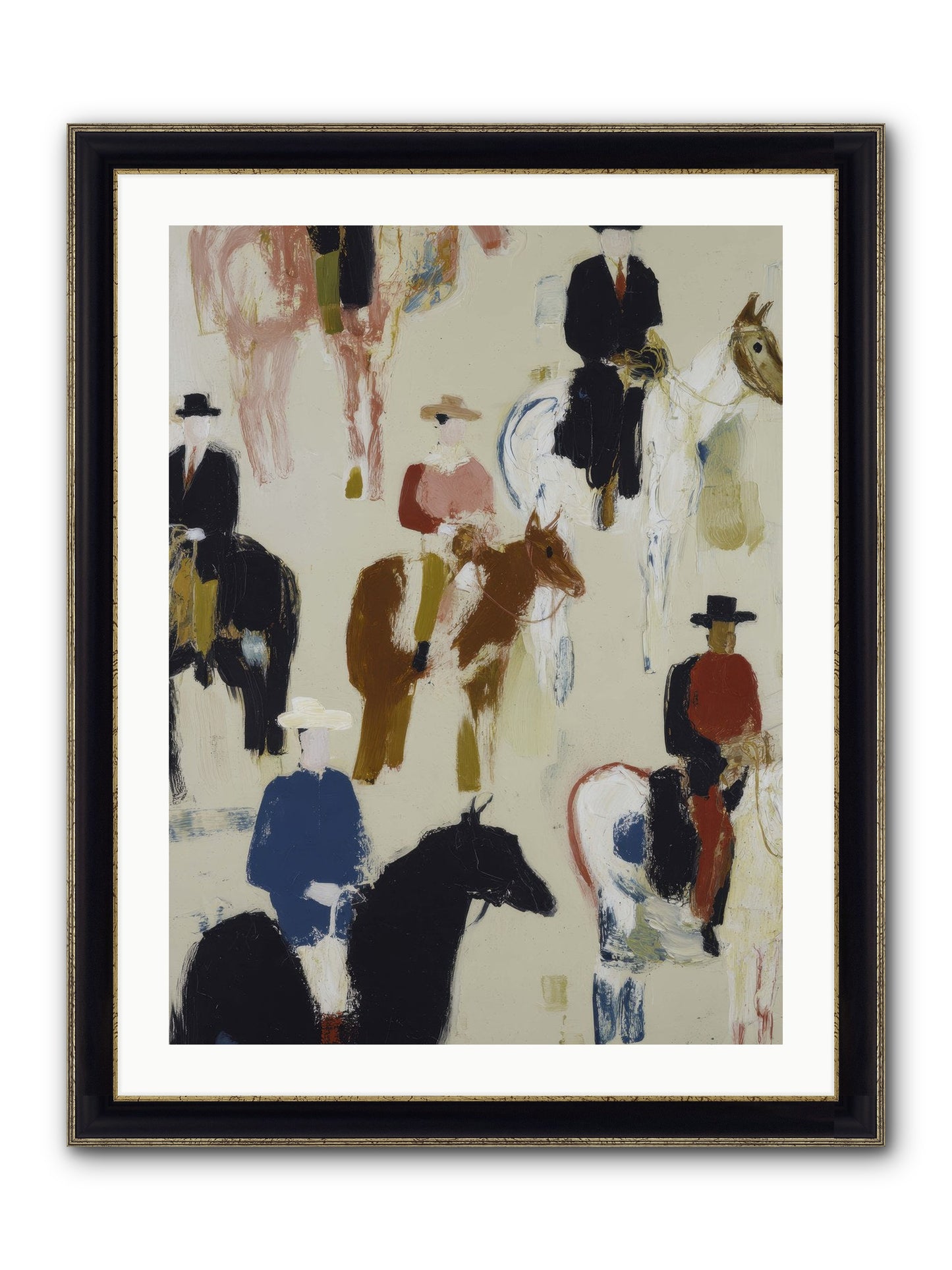 Circle Of Dust & Trust Framed Print - Black & Gold 24x32