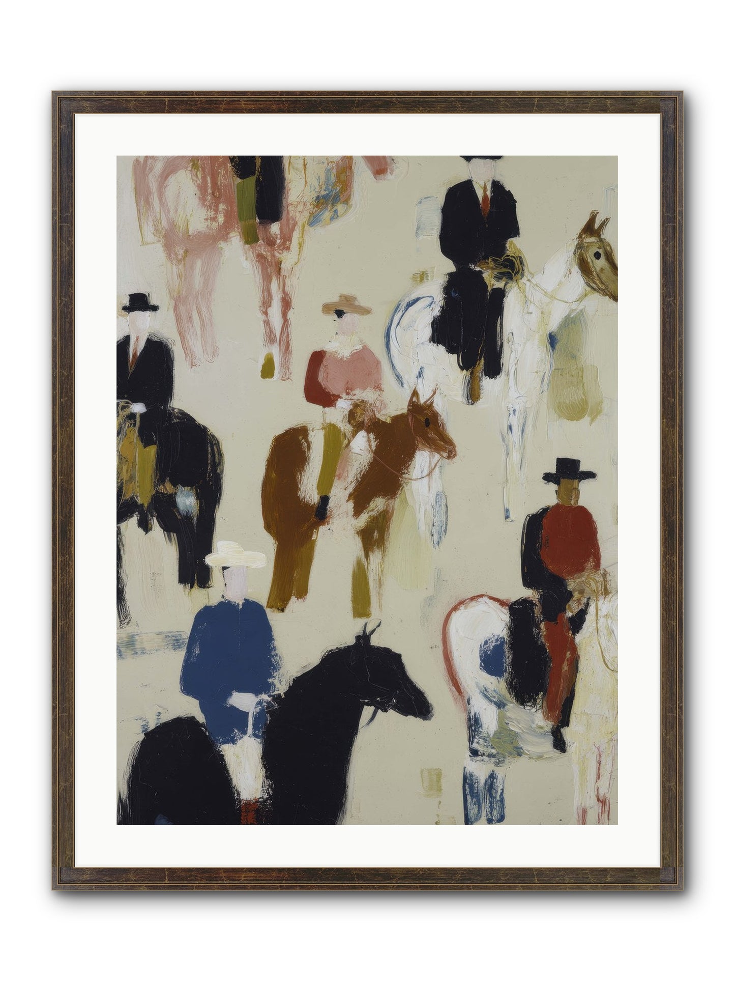 Circle Of Dust & Trust Framed Print - Slimwoods Black/Gold 24x32