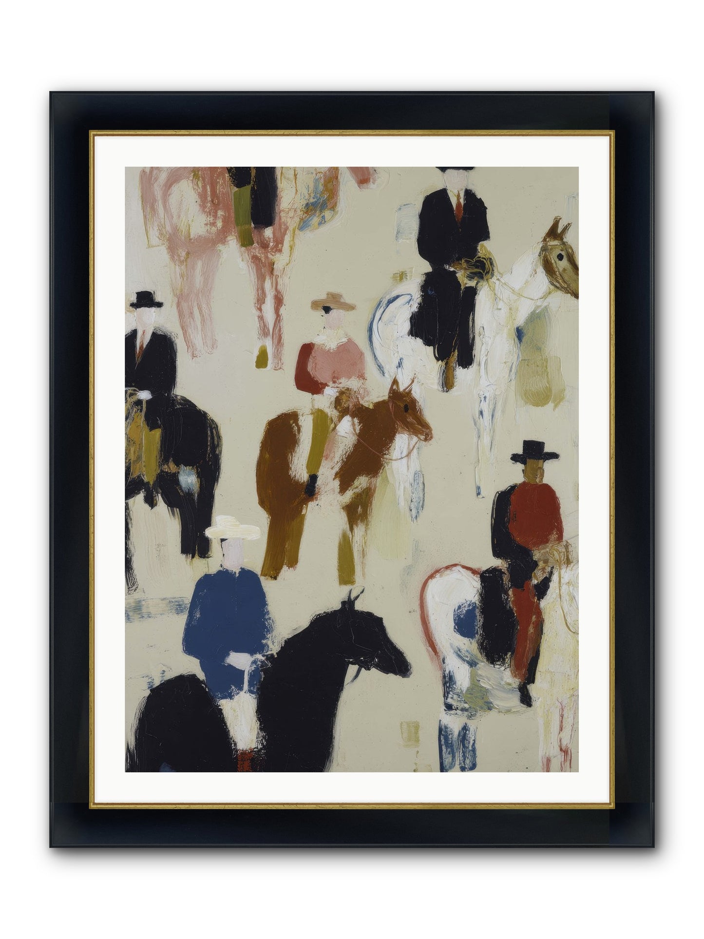 Circle Of Dust & Trust Framed Print - Wide Black w/Gold 30x40